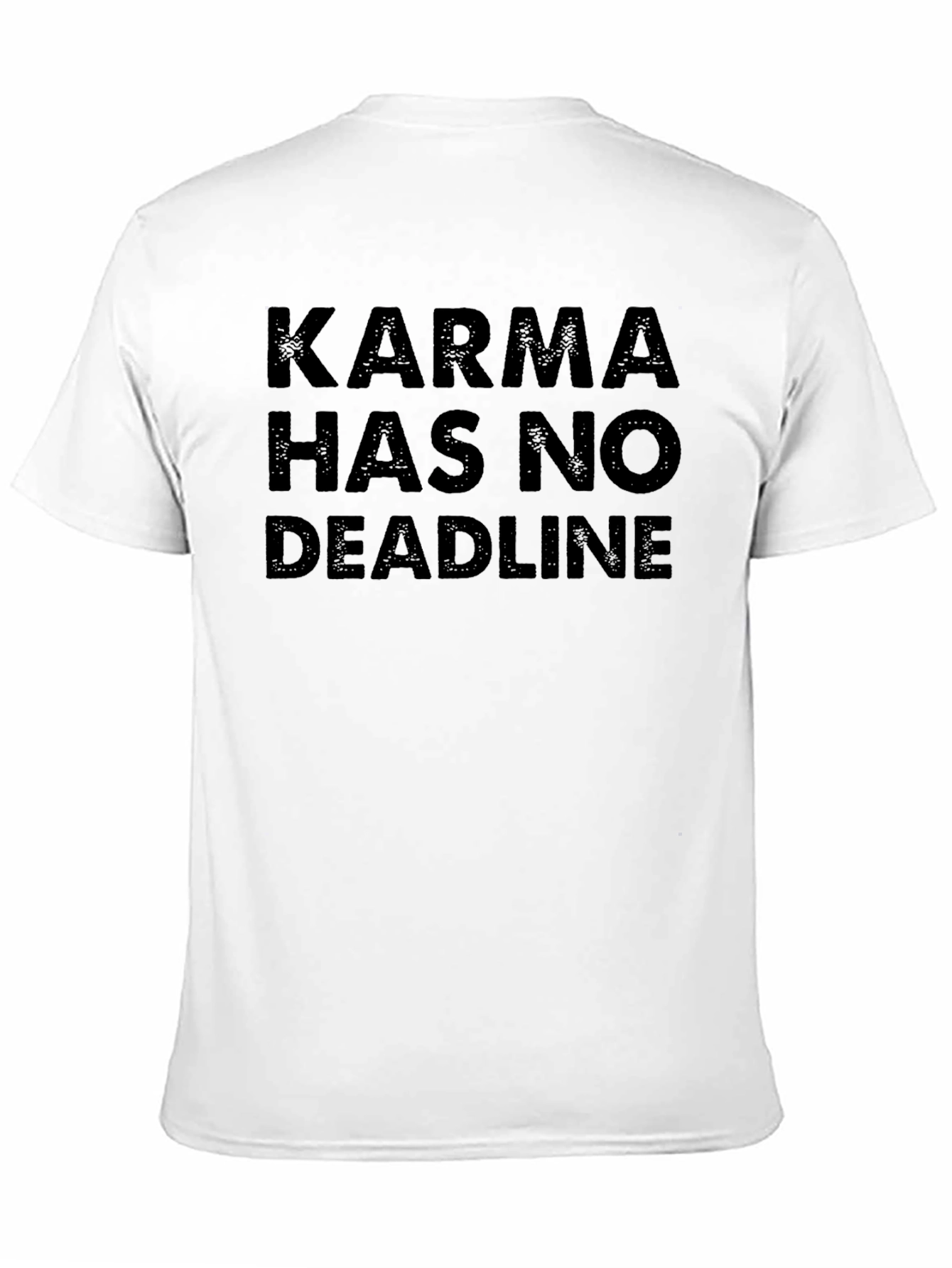 Black Karma Has No Deadline Black Graphic T-Shirt view 11