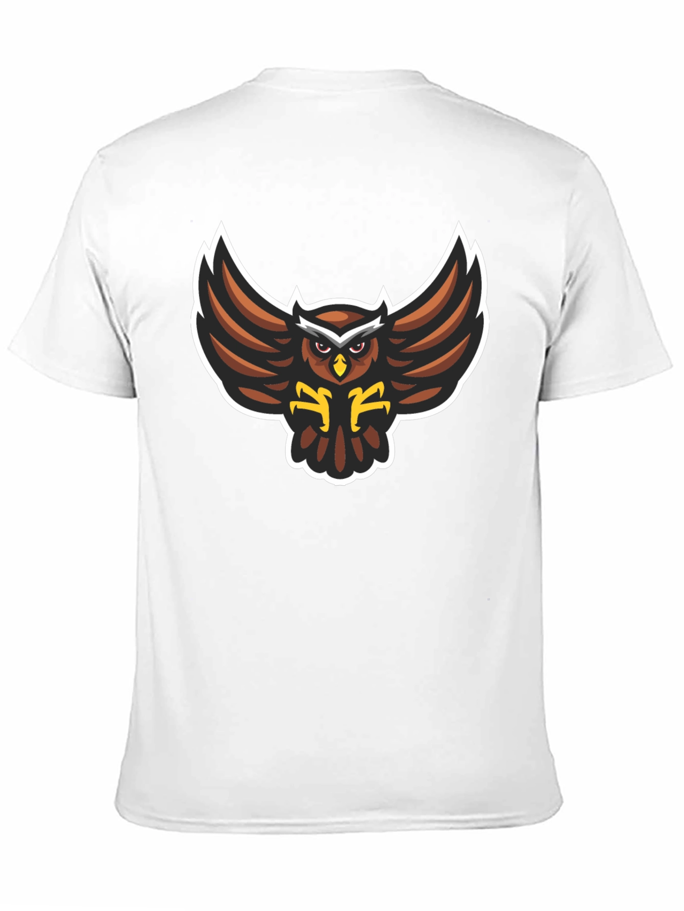 Black Owl Graphic Black T-Shirt - Stylish Bird Design view 11