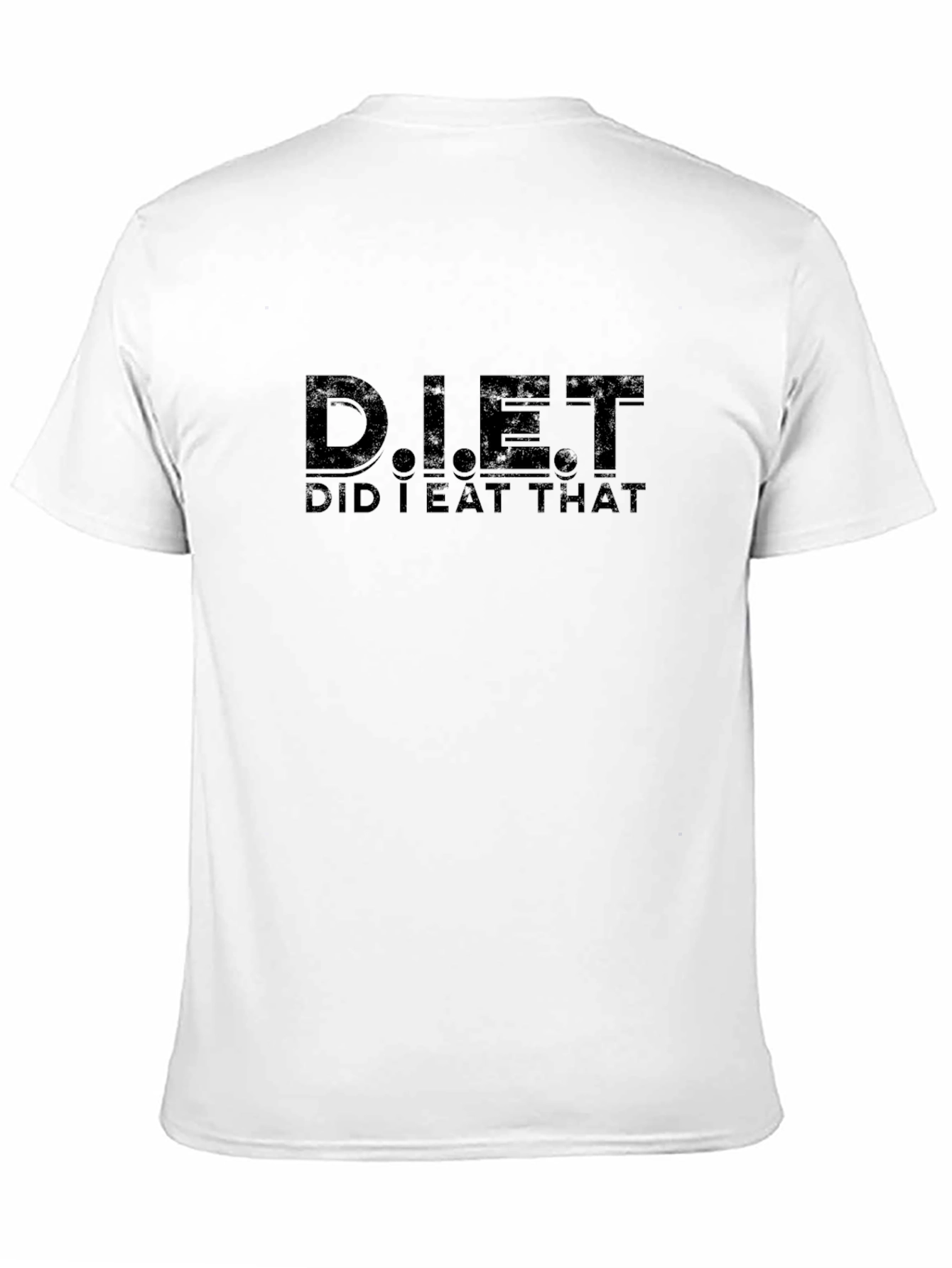 Black Diet Did I Eat That Funny Graphic T-Shirt view 11
