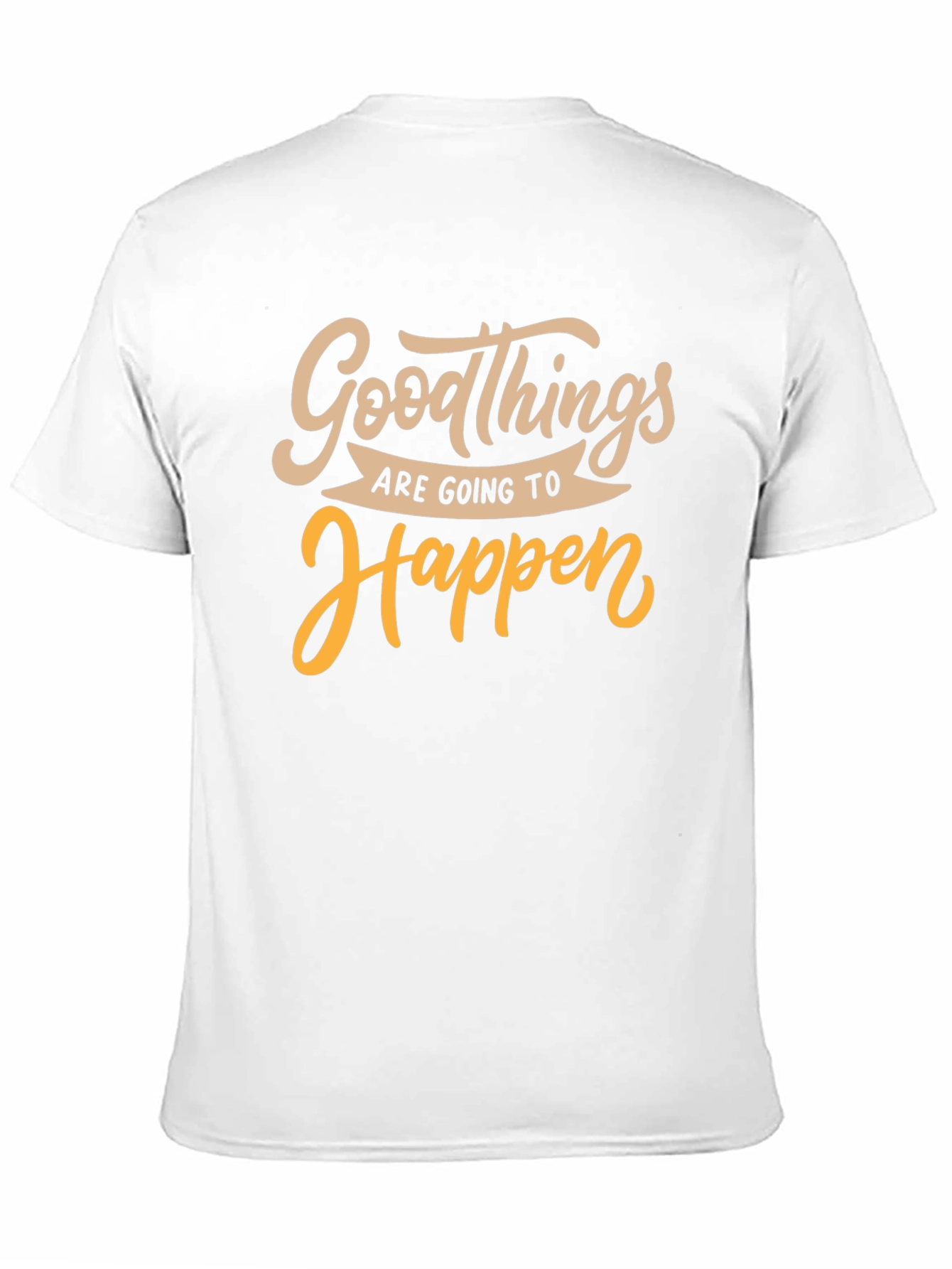 Black Good Things Happen Black Graphic Tee view 11