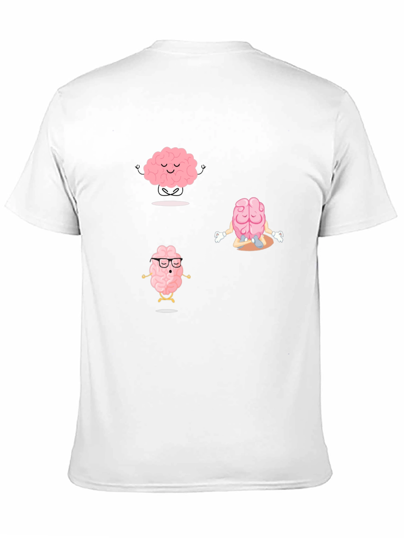 Black Brain Yoga T-Shirt view 11