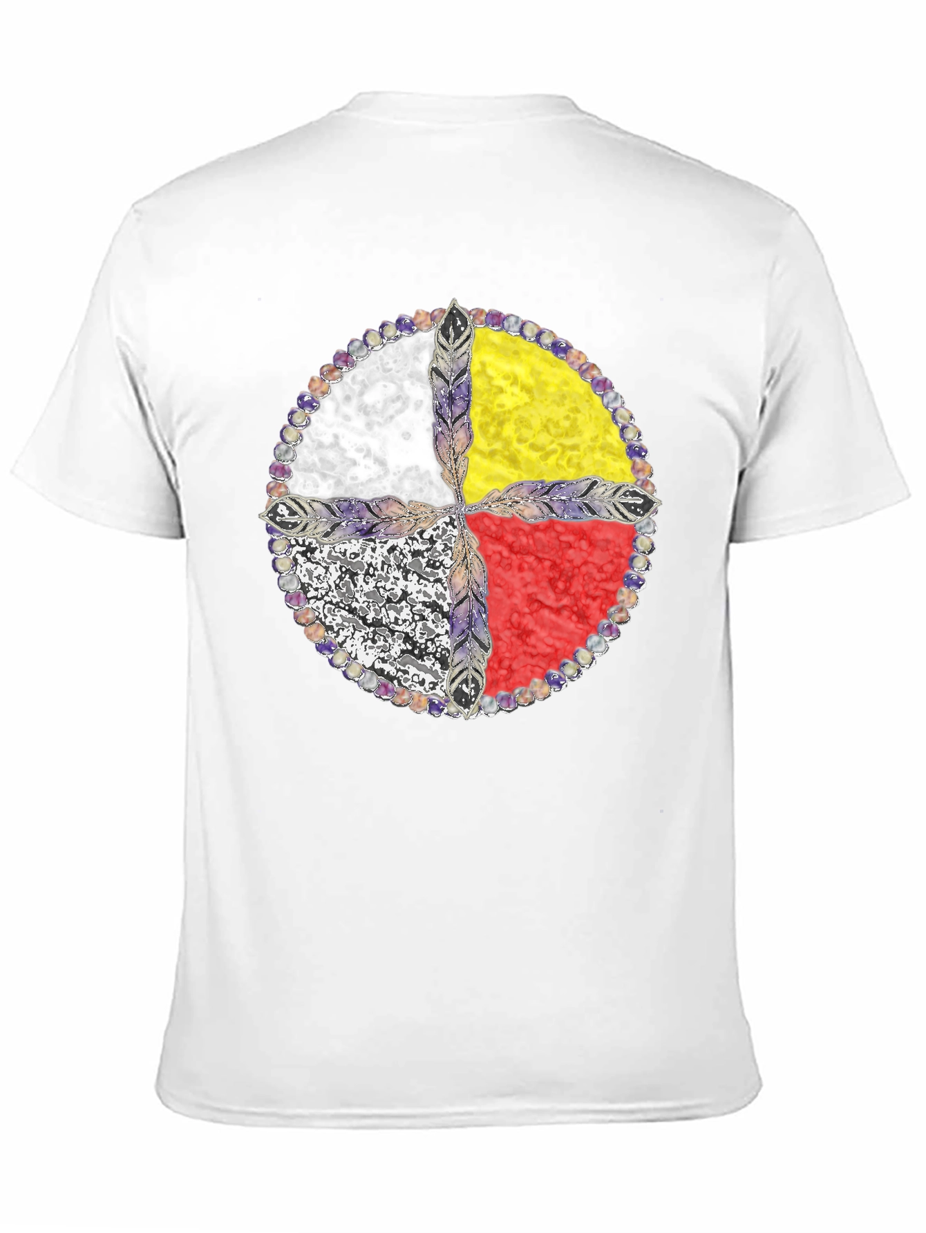 Medicine Wheel T-Shirt - Native American Design - 11