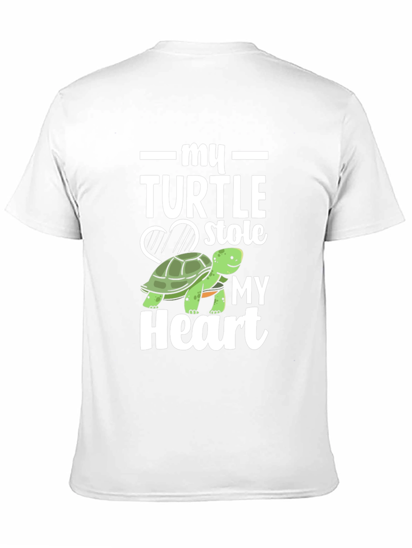 Black My Turtle Stole My Heart Graphic Tee view 11