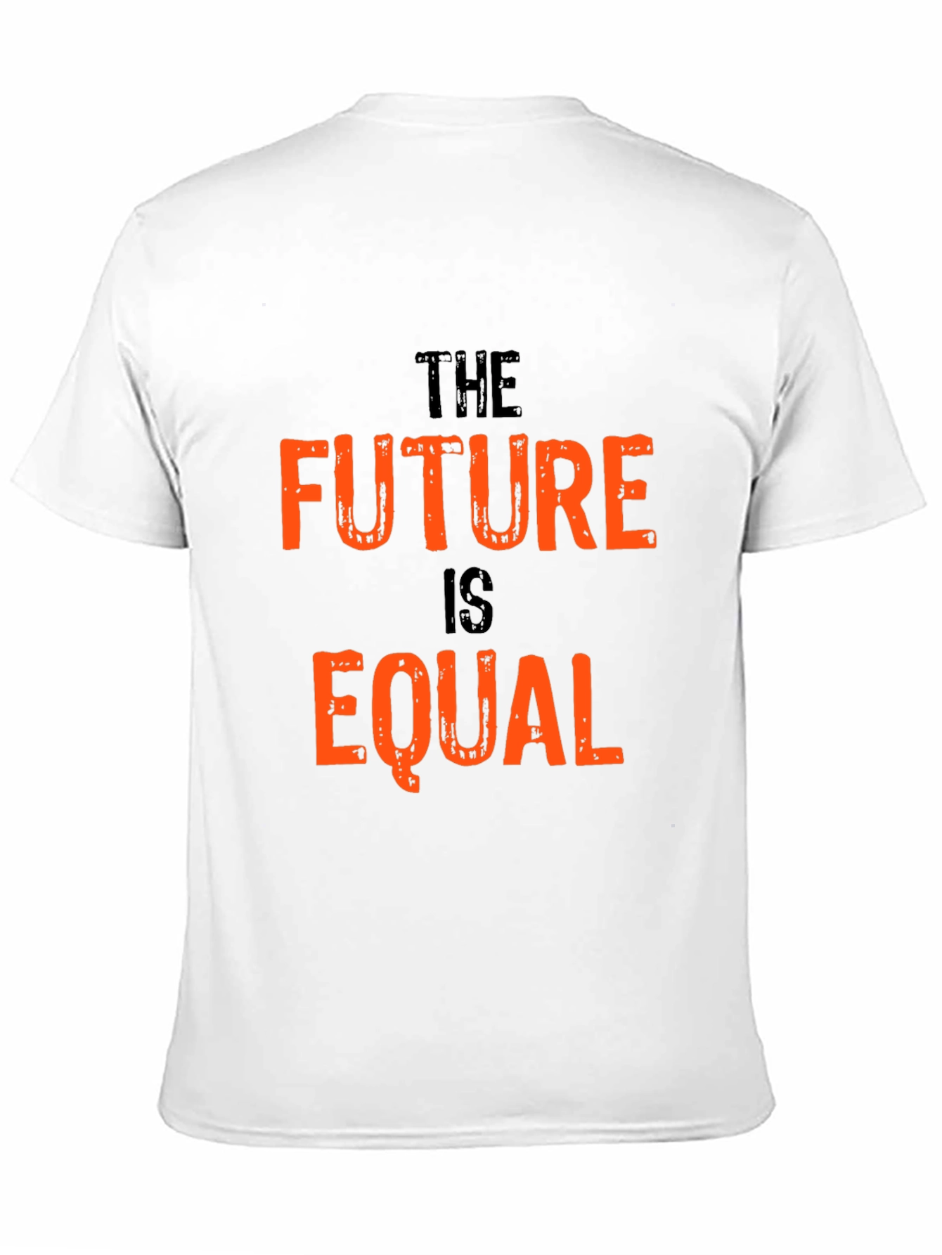 Black The Future Is Equal Black Graphic Tee view 11