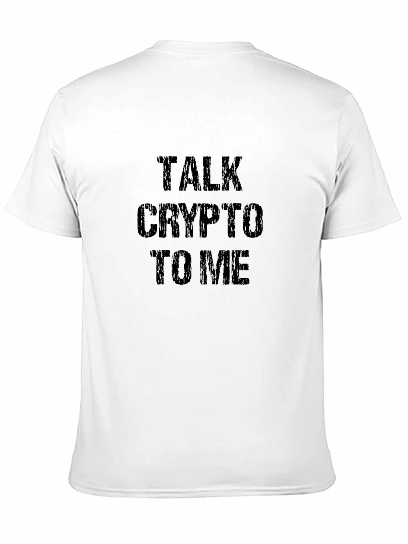 Black Talk Crypto To Me Black Graphic Tee view 11