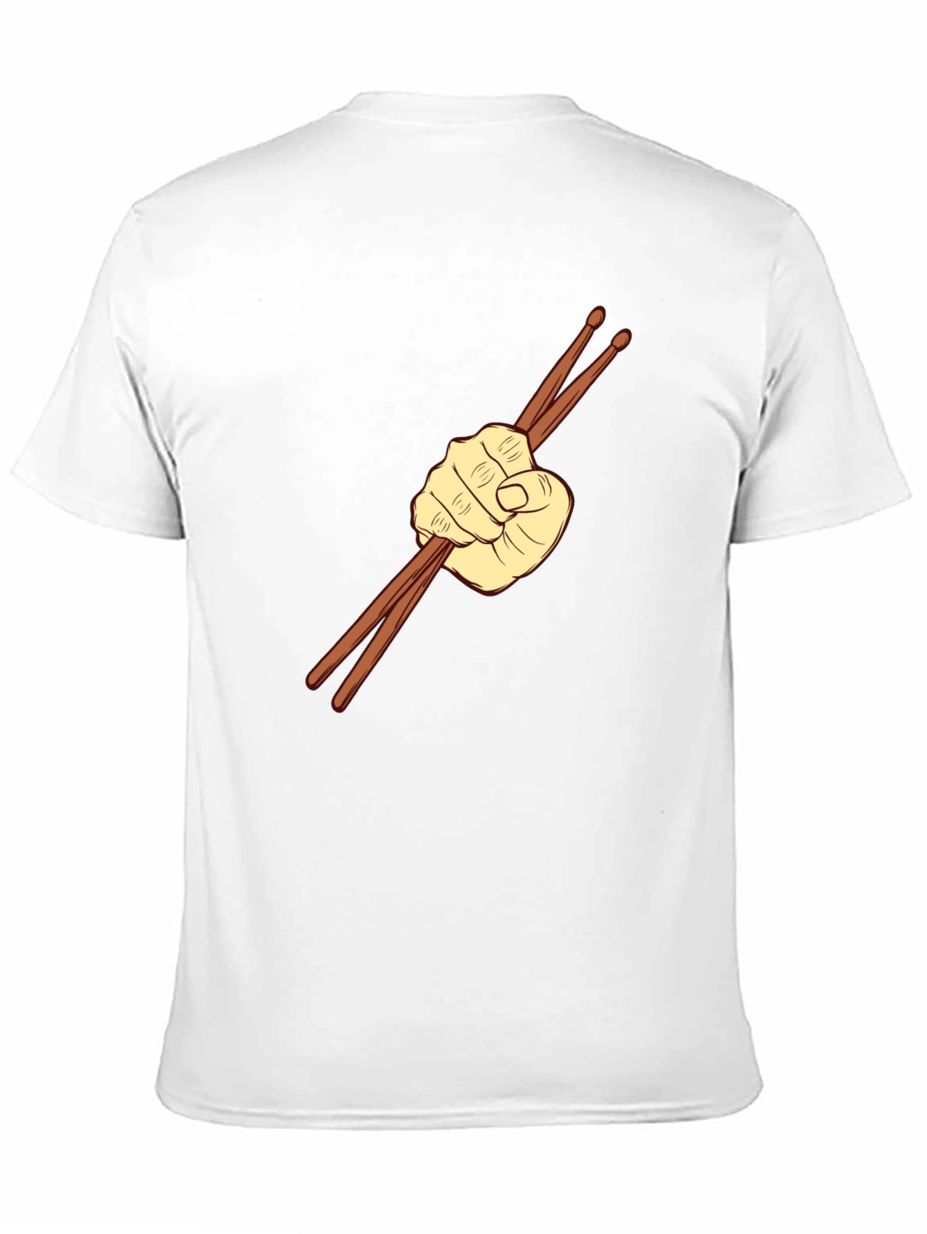 Black Drummer's Fist Graphic Tee - Black Cotton Comfort view 11