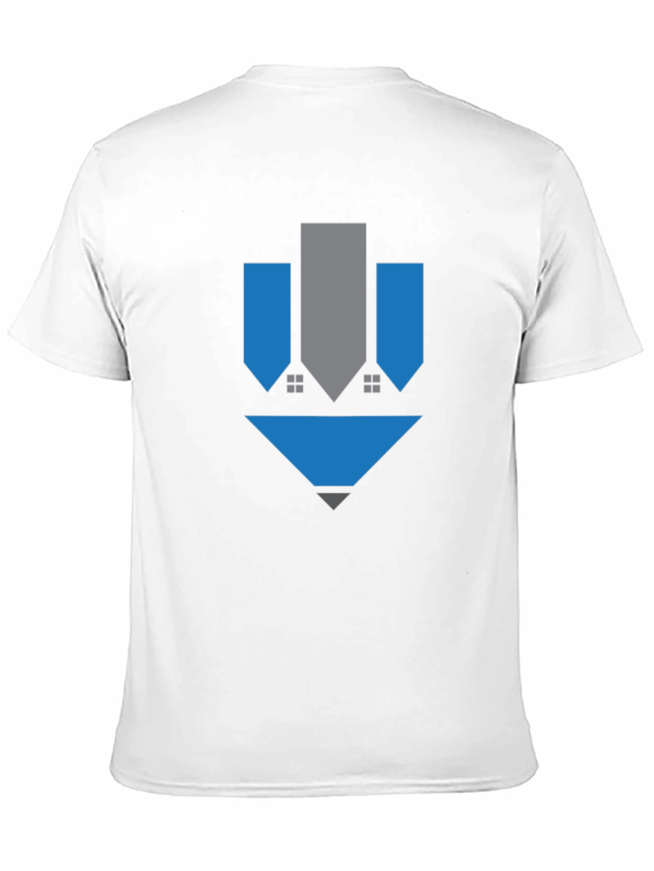 Black Geometric Arrow Graphic Tee - Stylish Minimalist Design view 11