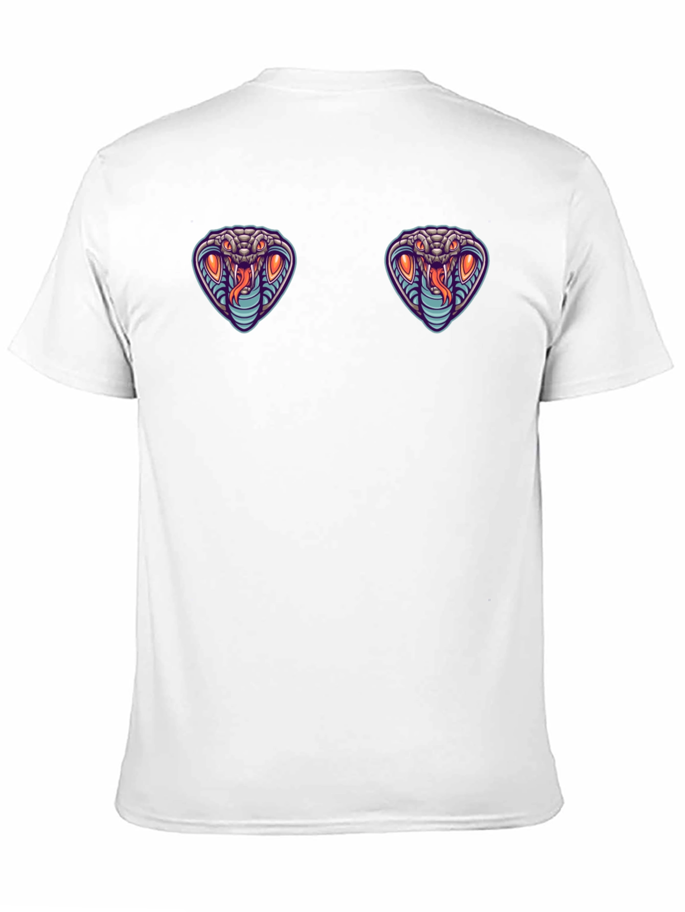 Black Cobra Graphic Tee - Men's Short Sleeve Black T-Shirt view 11