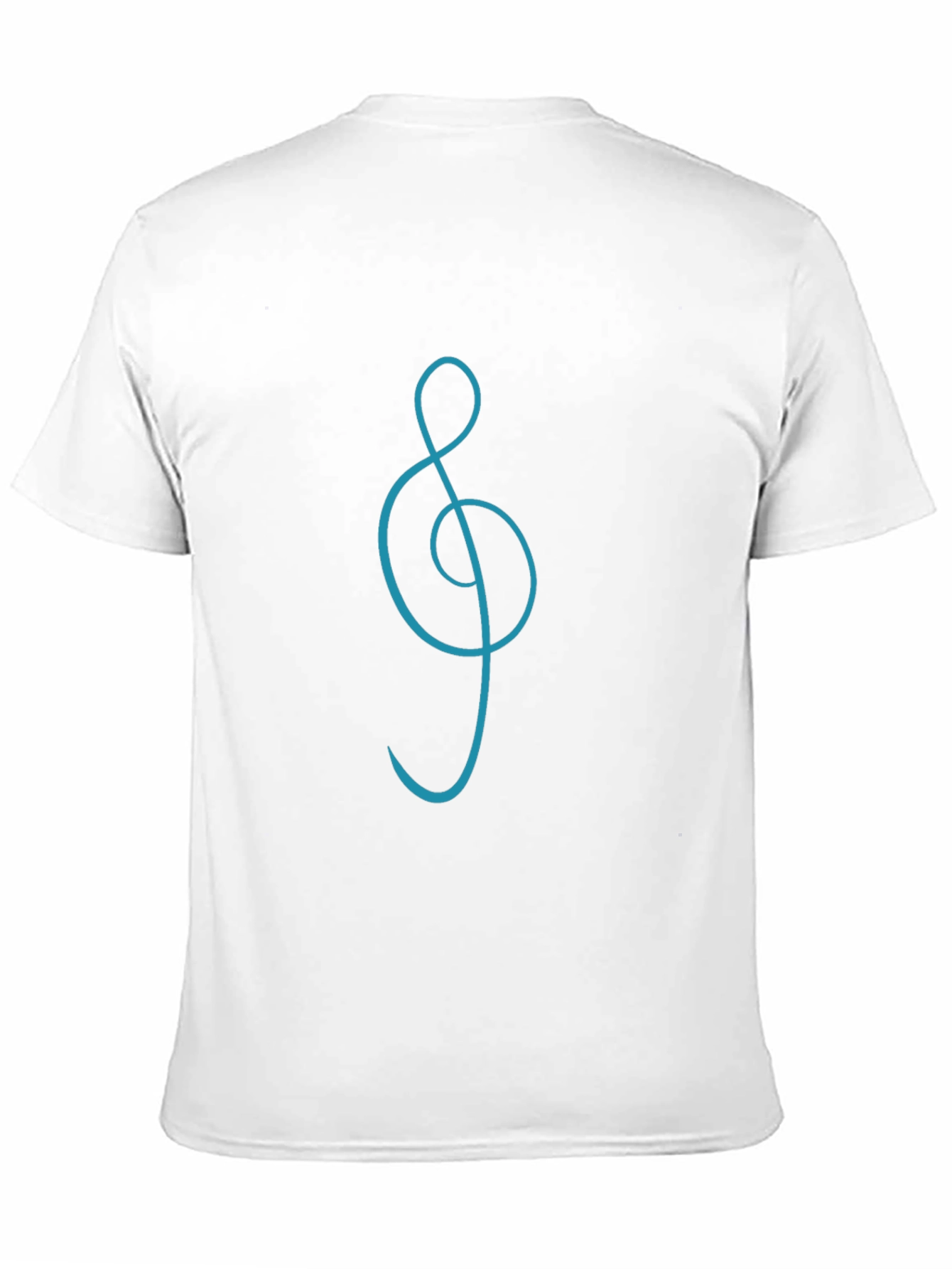 Black Musical Clef Graphic Tee - Stylish Black T-Shirt view 11