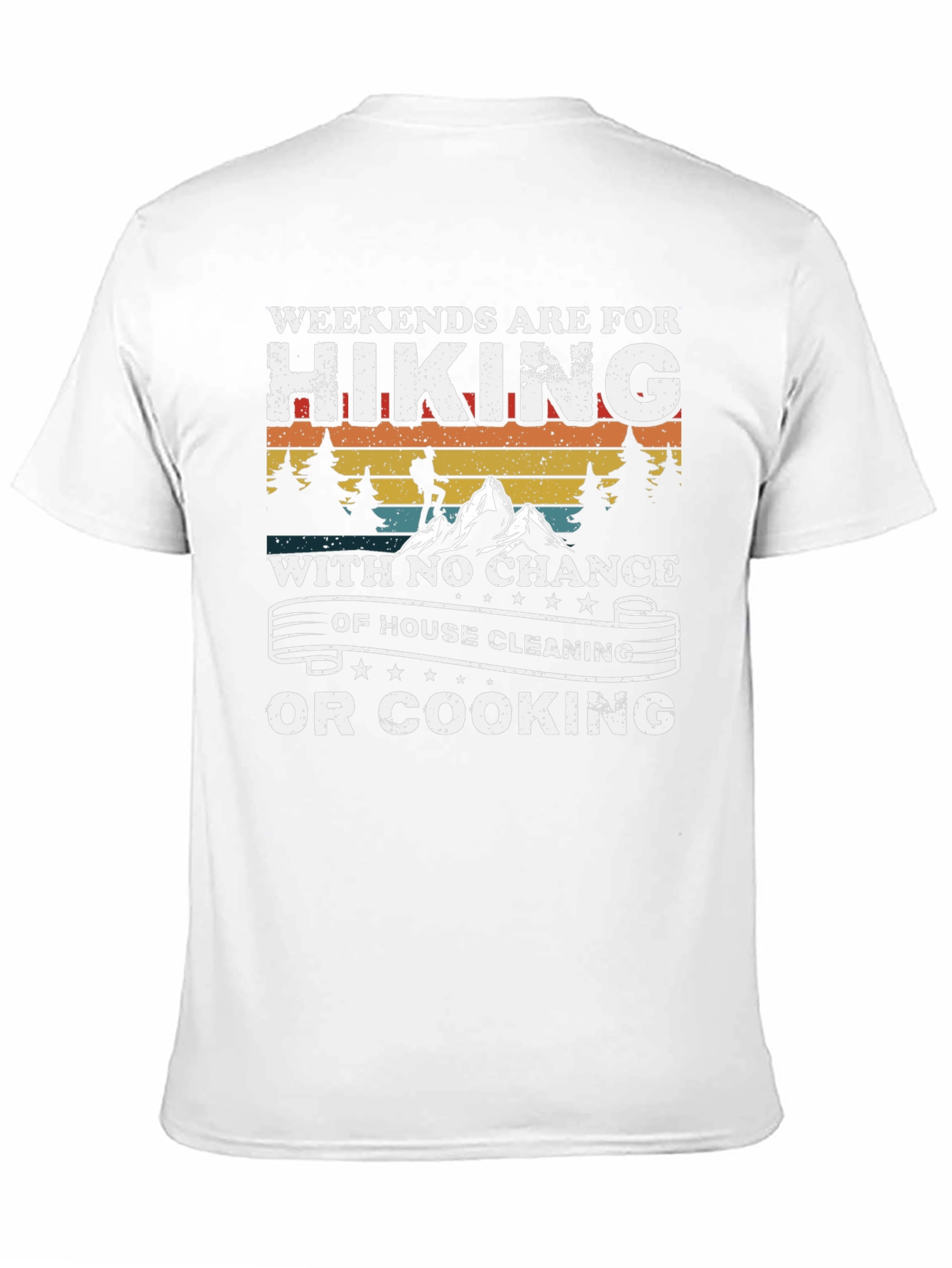 Black Weekend Hiking Graphic Tee view 11