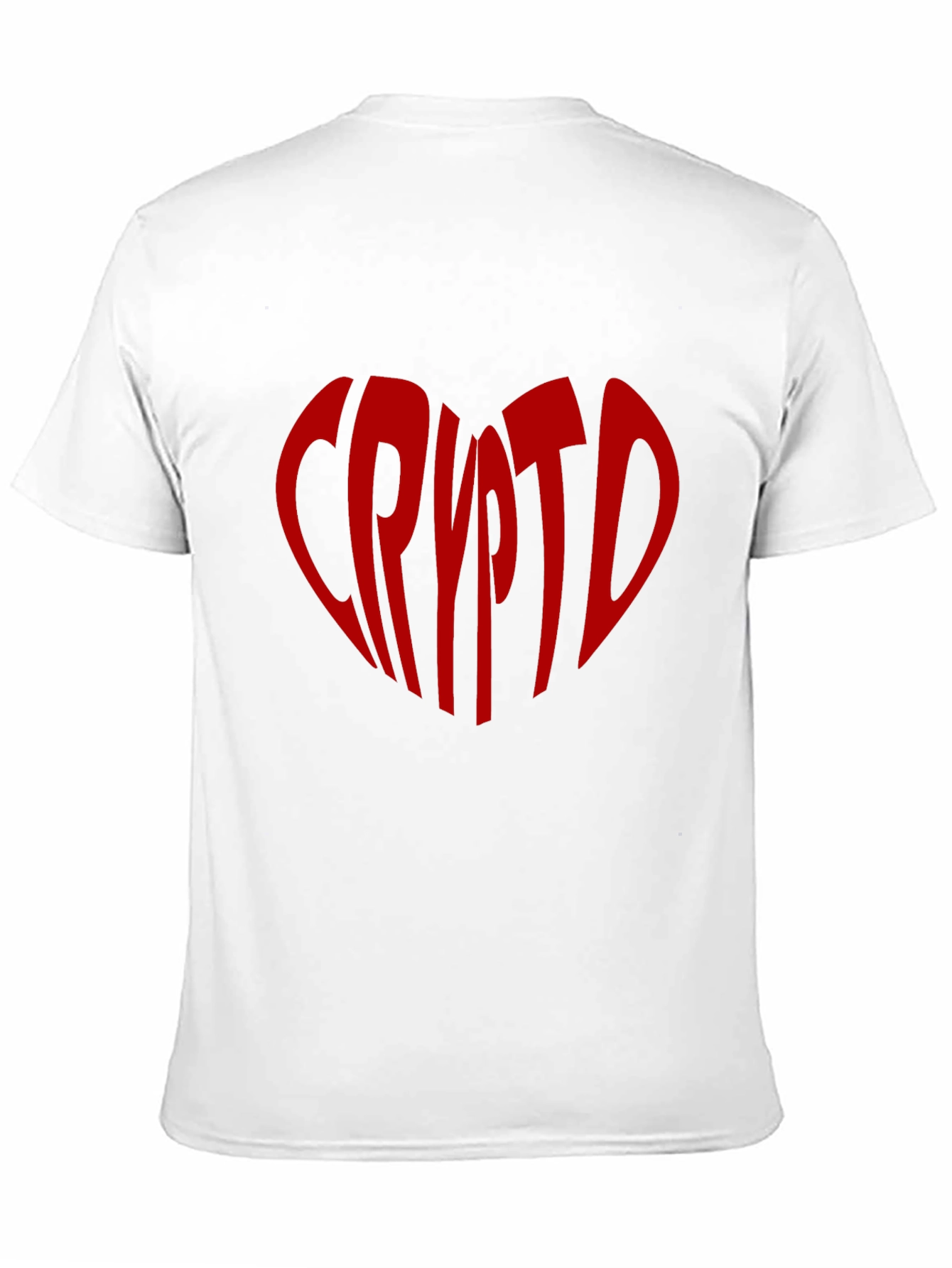 Black Crypto Heart Tee - Black T-Shirt view 11