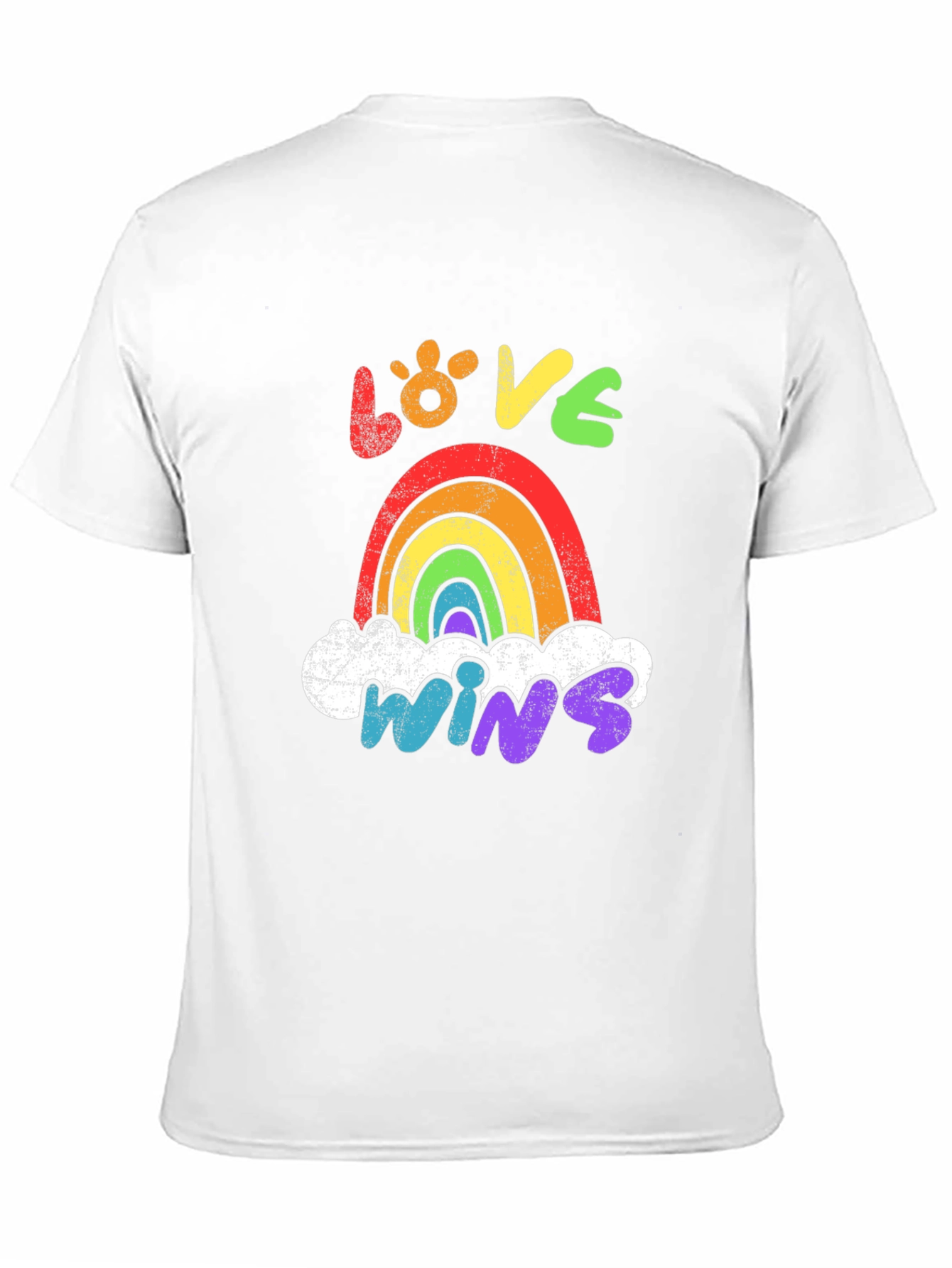 Black Love Wins Rainbow Graphic Tee view 11