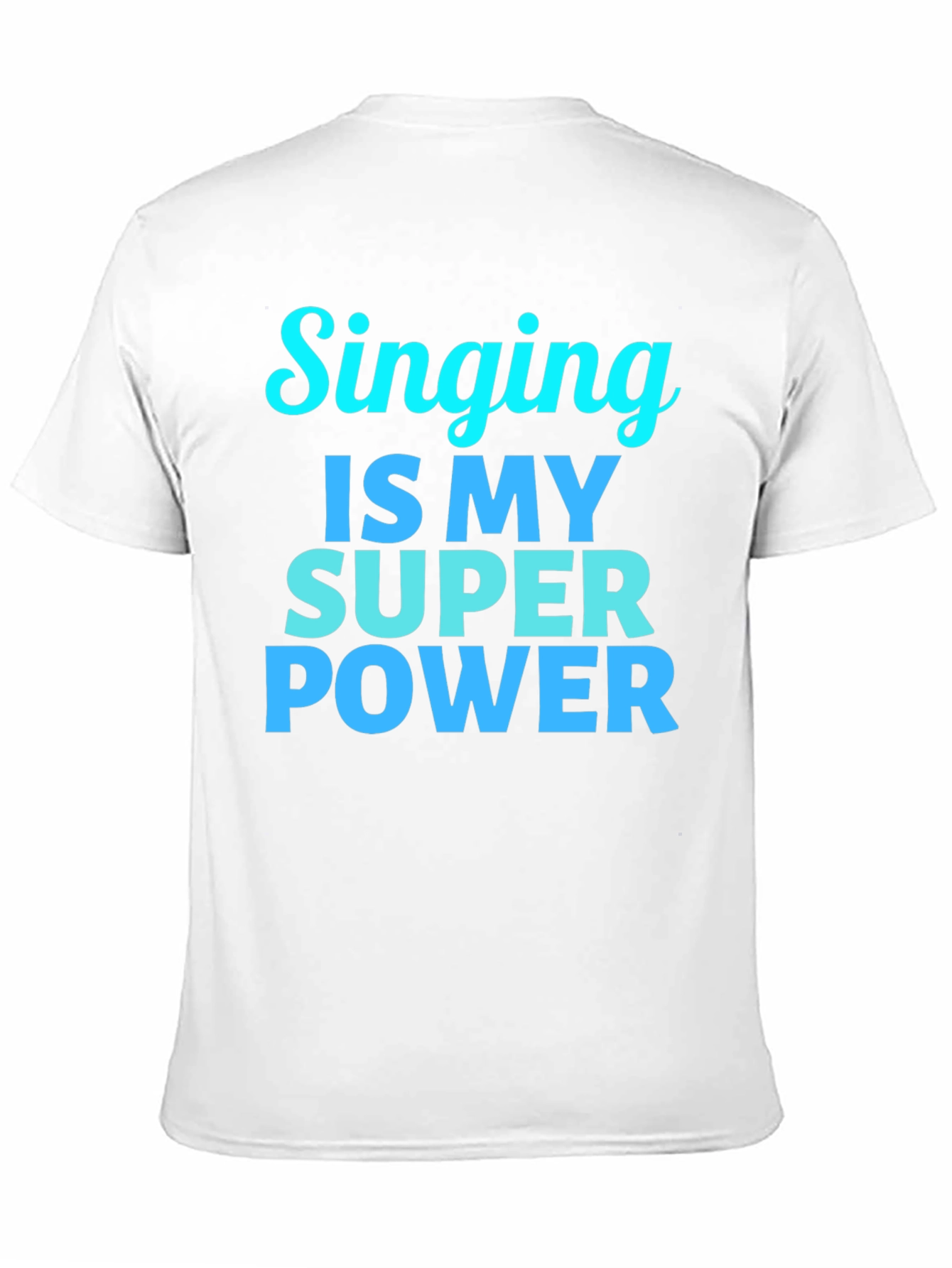 Black Singing is My Super Power Black T-Shirt view 11
