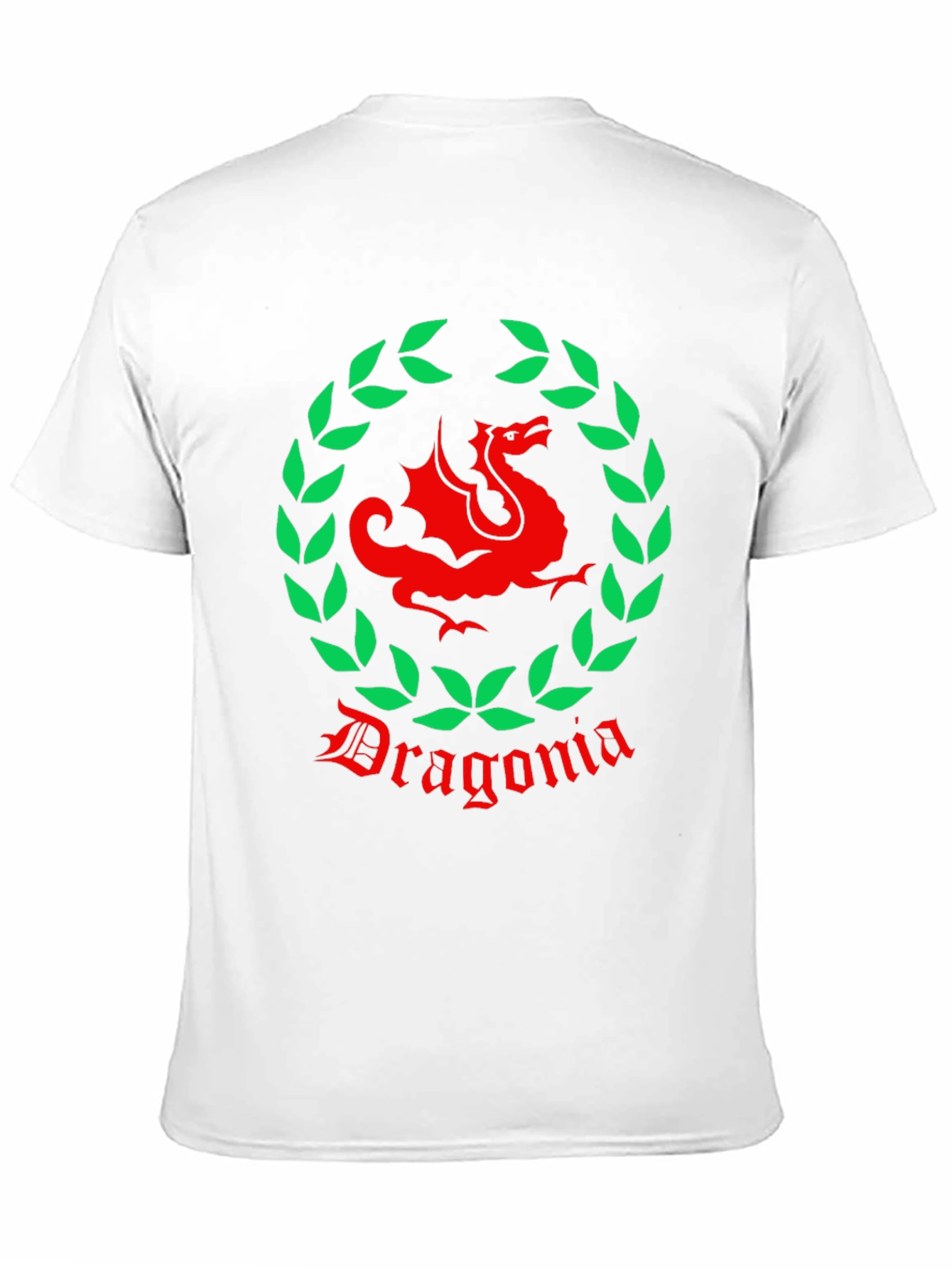 Black Dragonia T-Shirt - Dragon & Laurel Design view 11