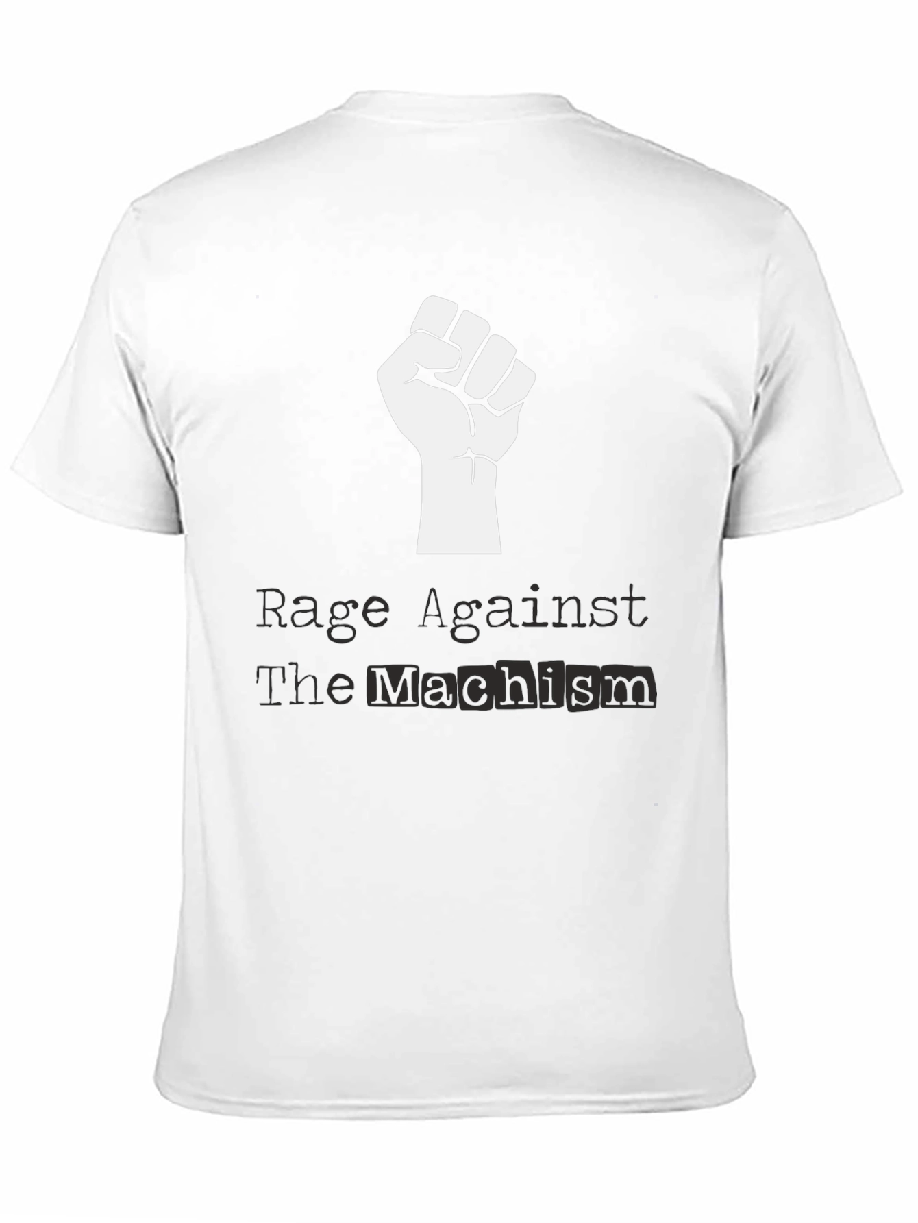 Black Rage Against Machism Black Graphic Tee view 11
