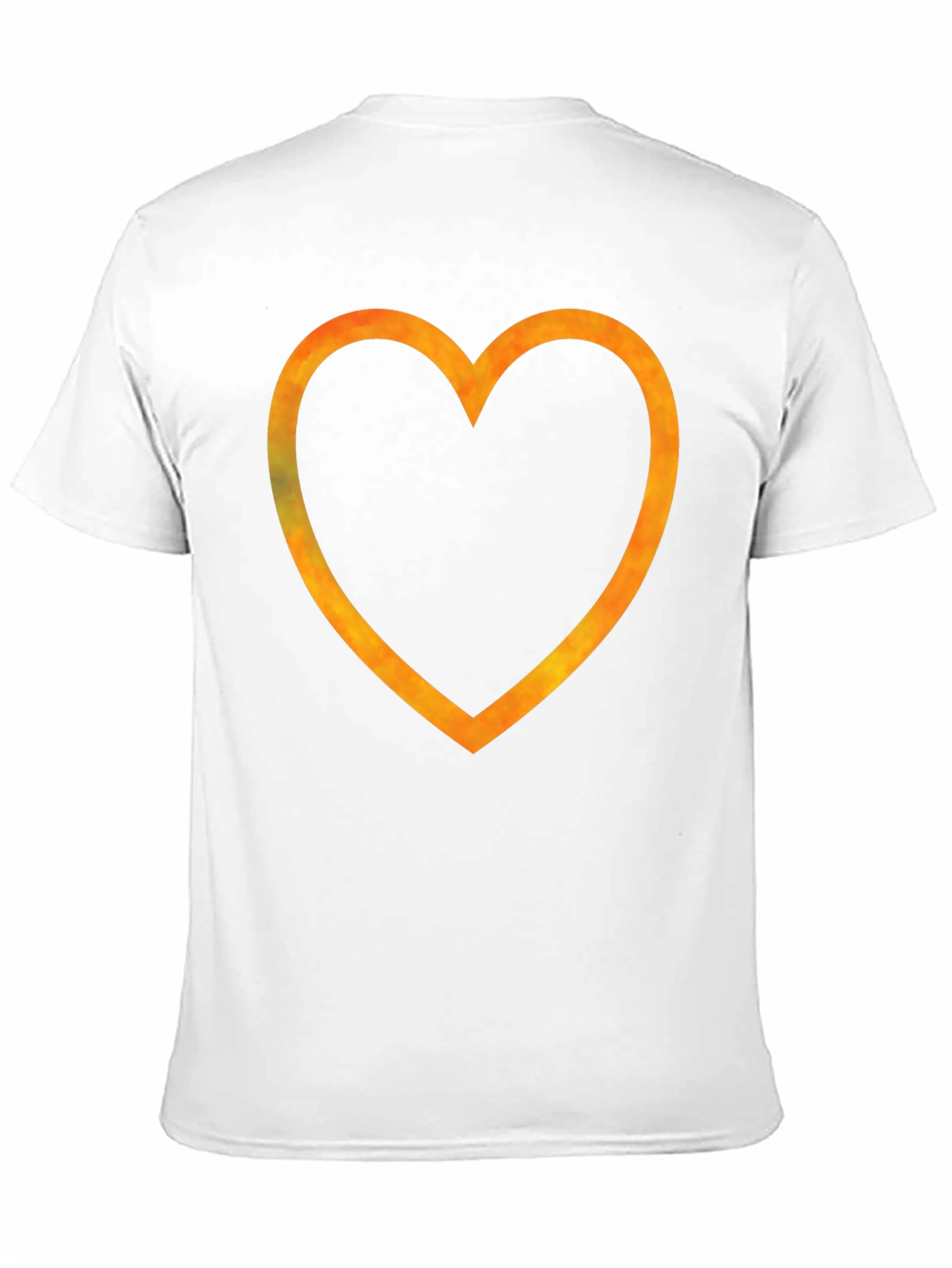 Black Heart Outline Graphic Tee - Trendy Style view 11