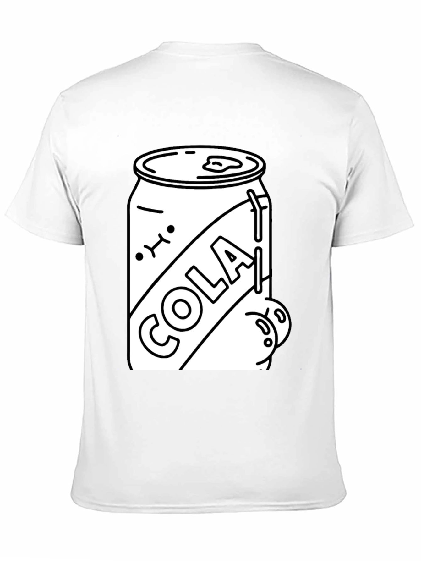 Black Cola Can Graphic Tee - Black Cotton Blend view 11