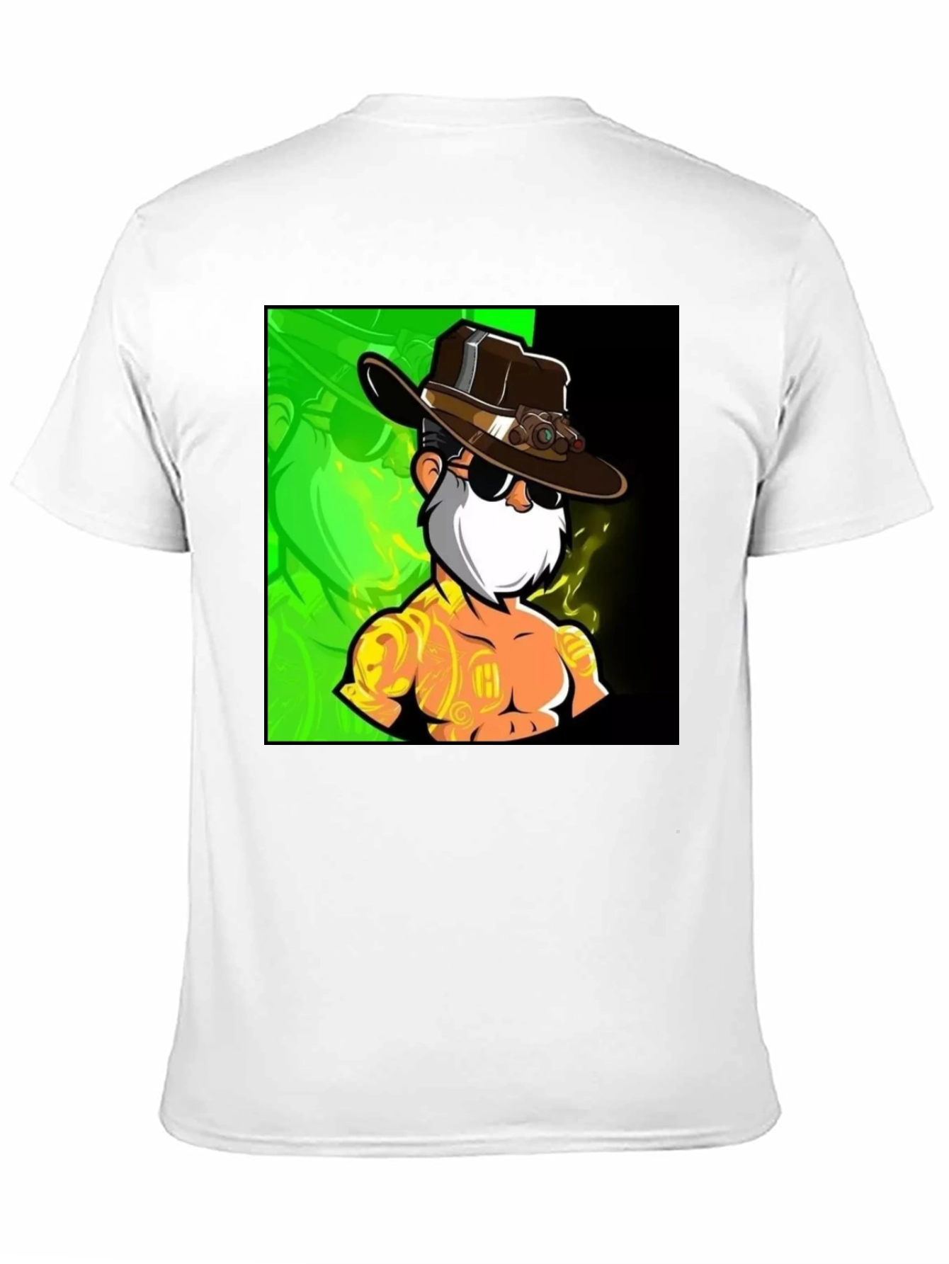 Black Cartoon Character Black T-Shirt view 11