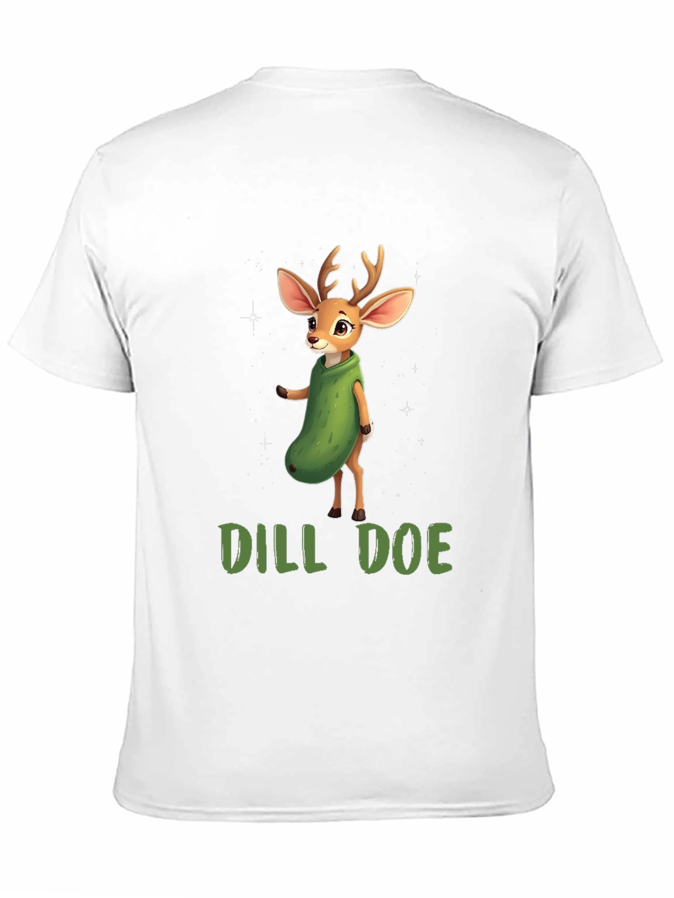 Black Dill Doe Deer Graphic T-Shirt view 11