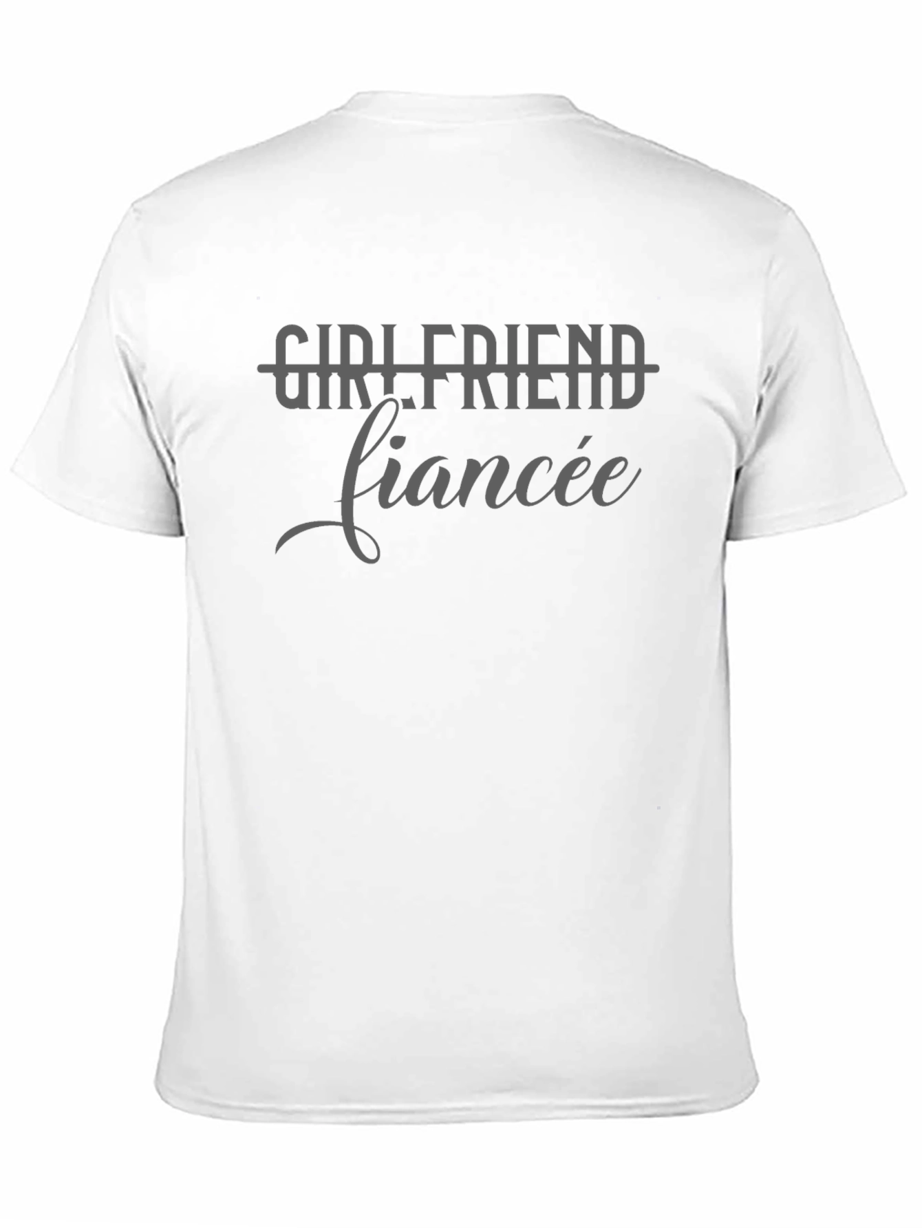 Black Fiancée T-Shirt - Celebrate Your Engagement view 11