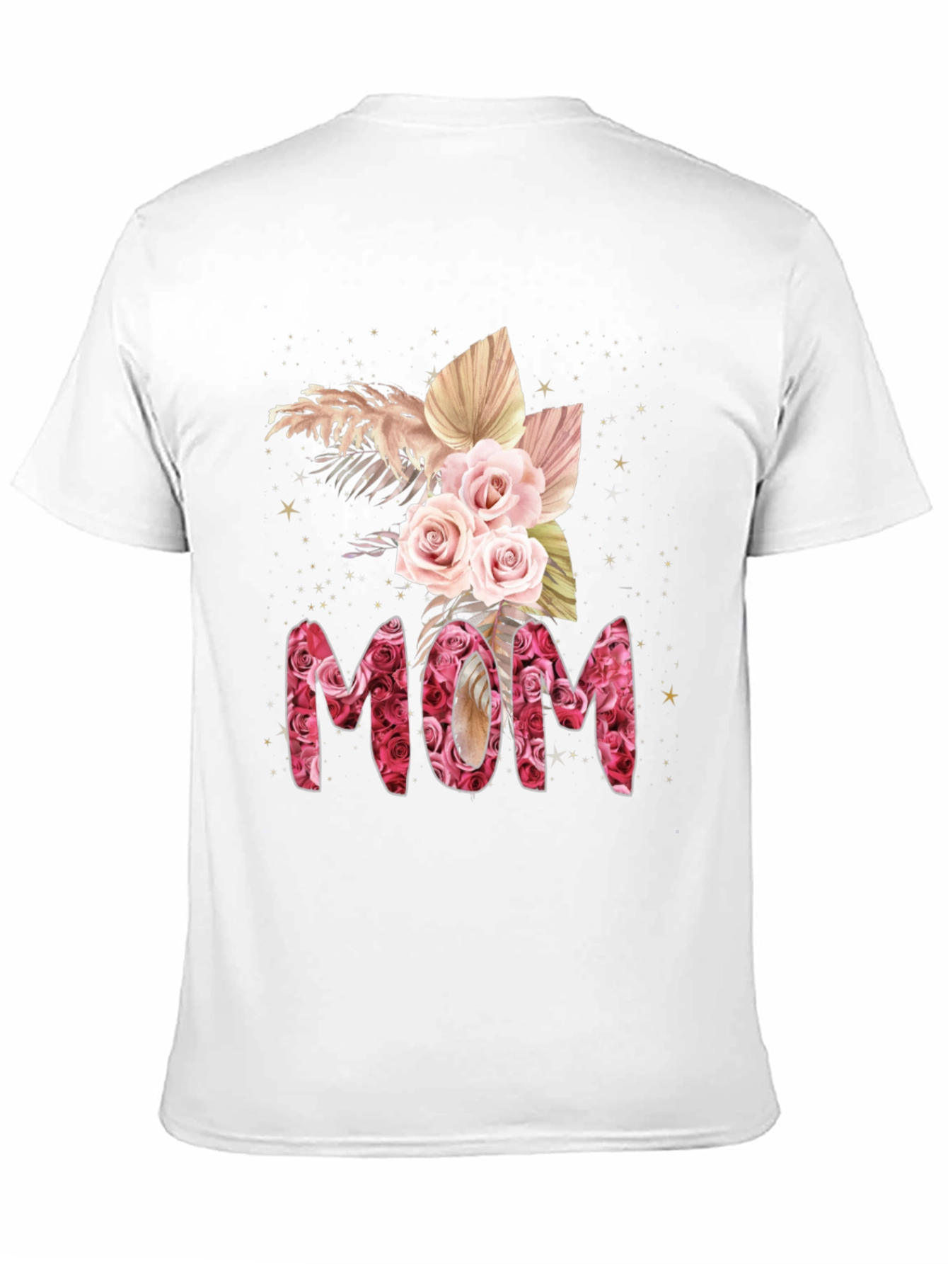 Black Floral MOM T-Shirt view 11