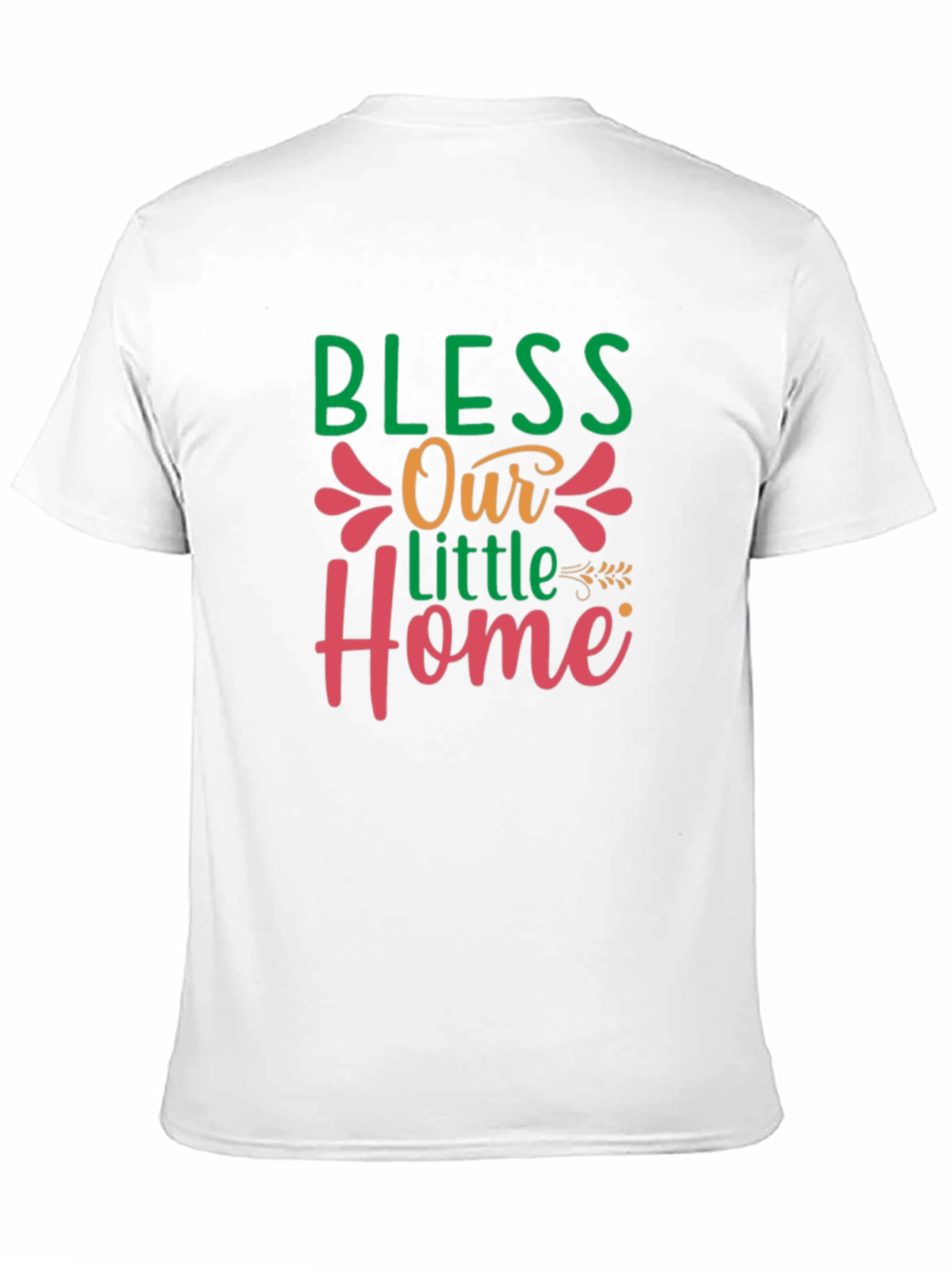 Black Bless Our Little Home Graphic T-Shirt view 11