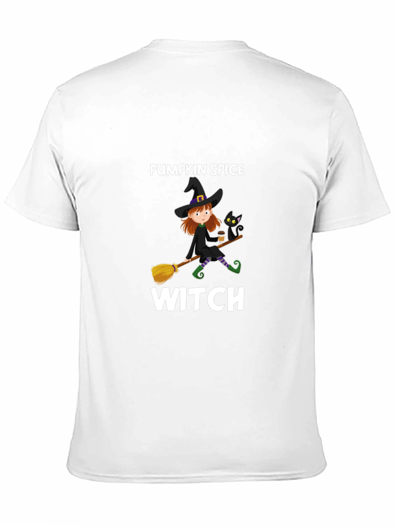 Black Pumpkin Spice Witch T-Shirt view 11
