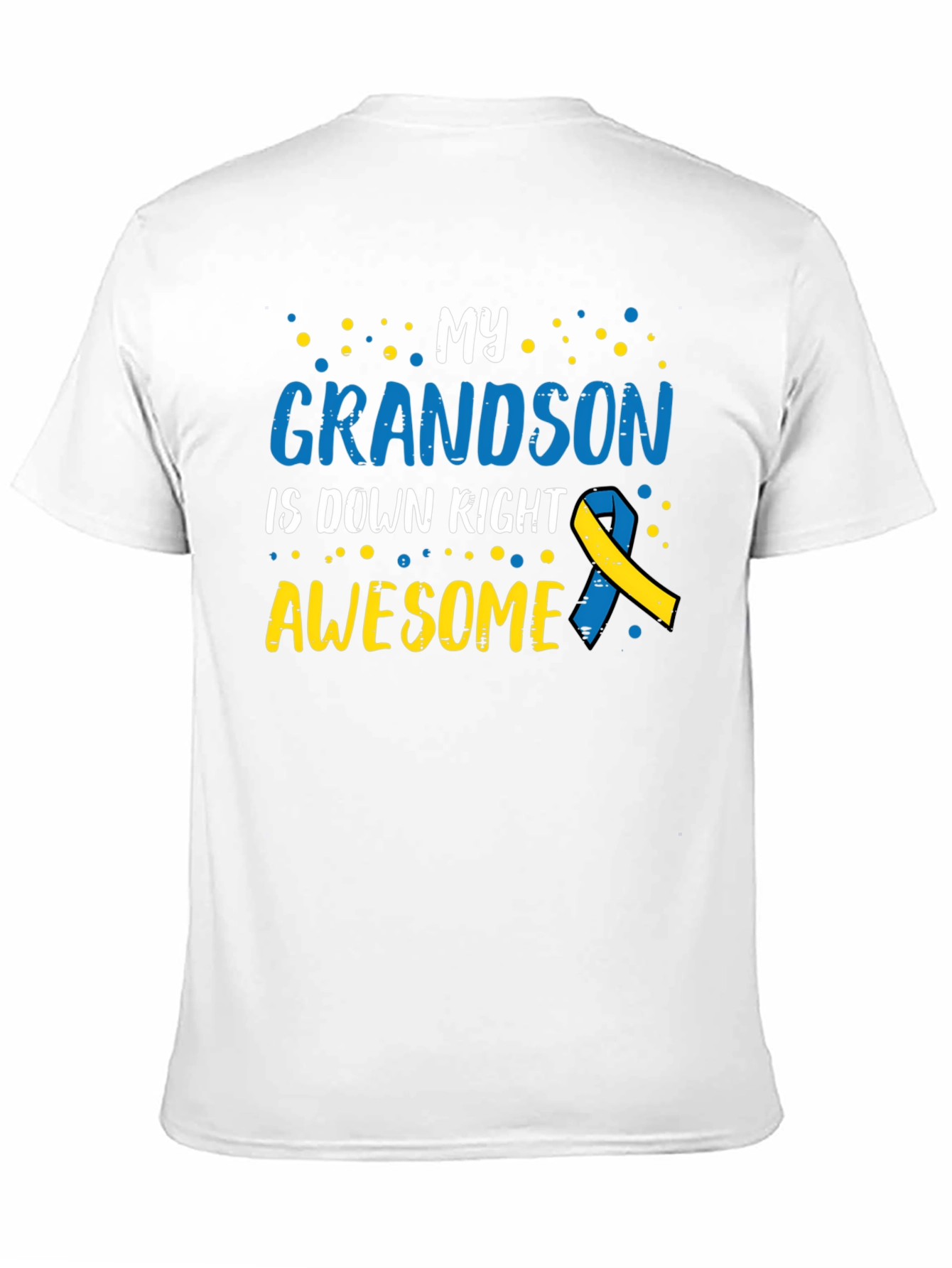 Black My Grandson is Down Right Awesome T-Shirt view 11