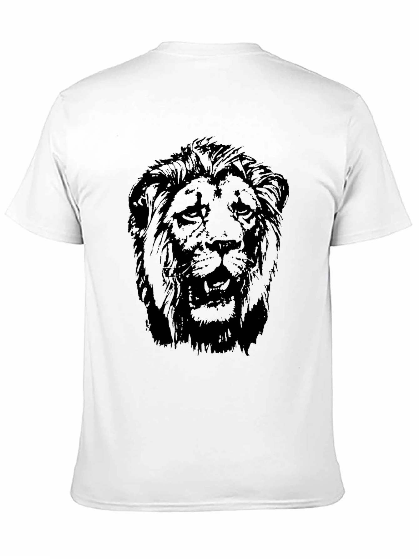 Black Black Lion Graphic Tee - Fierce Style view 11