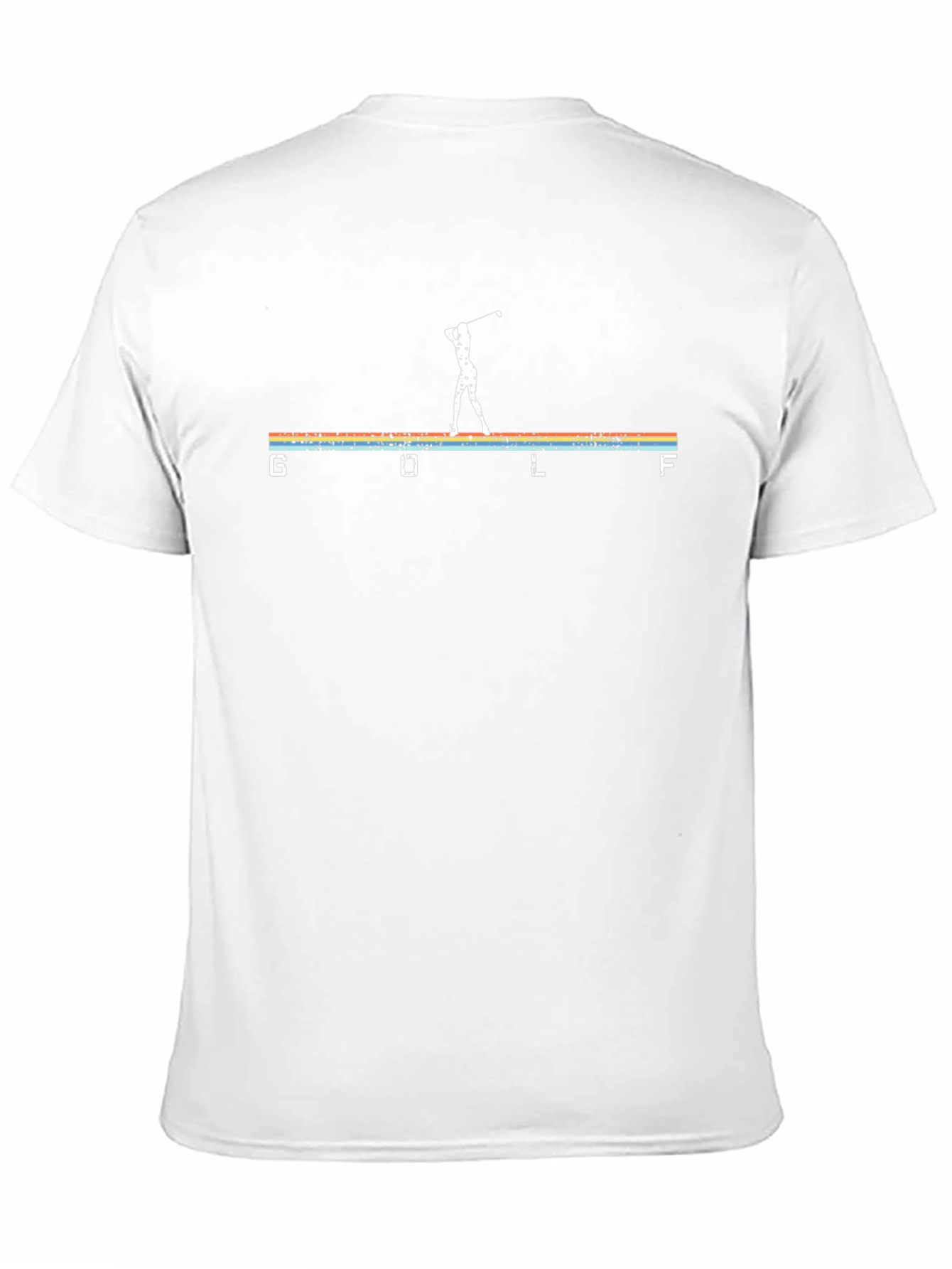 Black Retro Golf T-Shirt - Classic Design Tee view 11