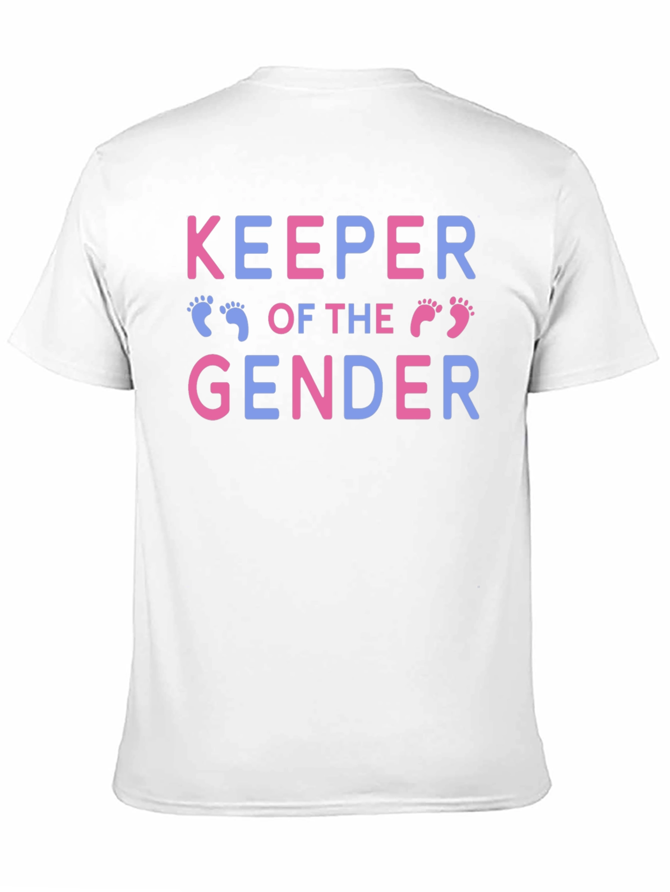 Black Keeper of the Gender Reveal Party T-Shirt view 11