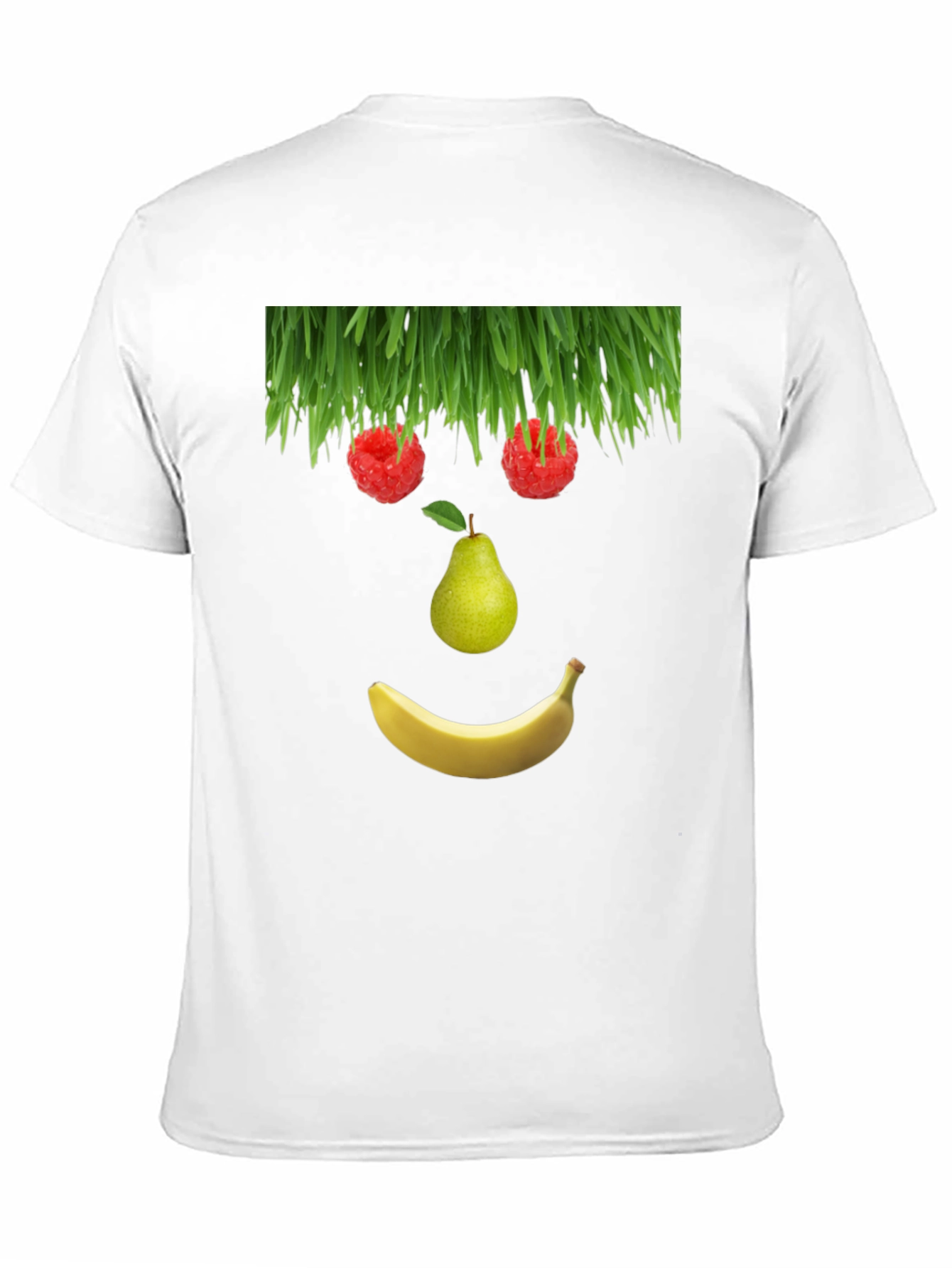 Black Fruit Face Graphic Black T-Shirt view 11