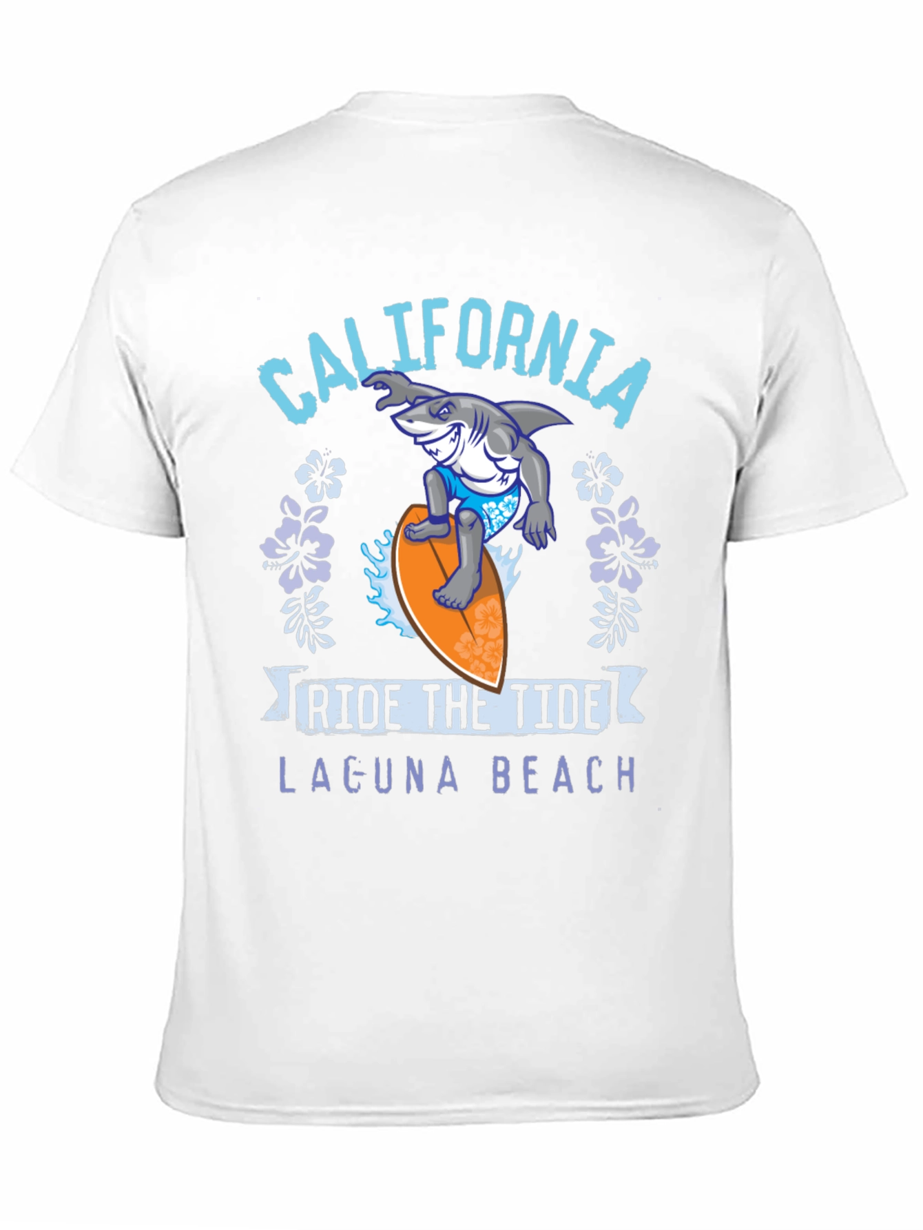 California Shark Surf Tee - Ride the Tide Laguna Beach - 11