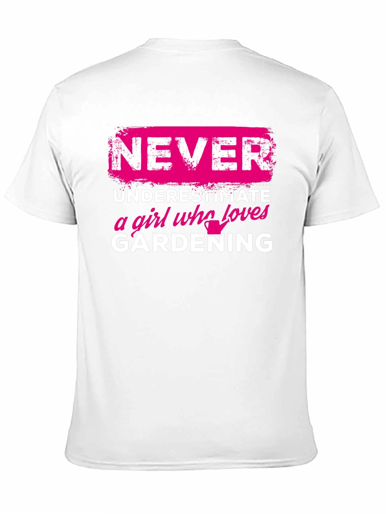 Black Gardening Girl T-Shirt: Never Underestimate view 11
