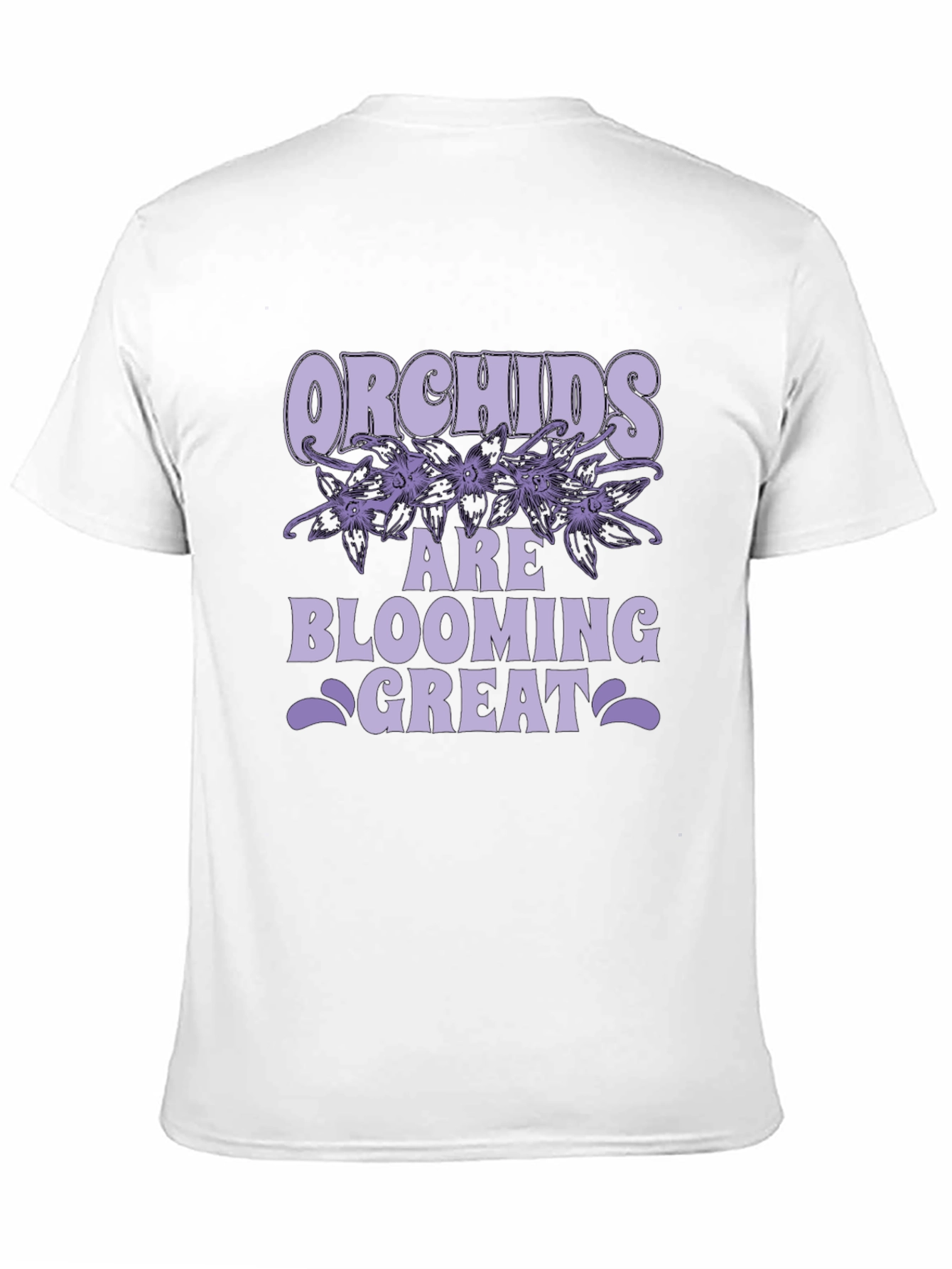 Black Orchids Are Blooming Great T-Shirt view 11
