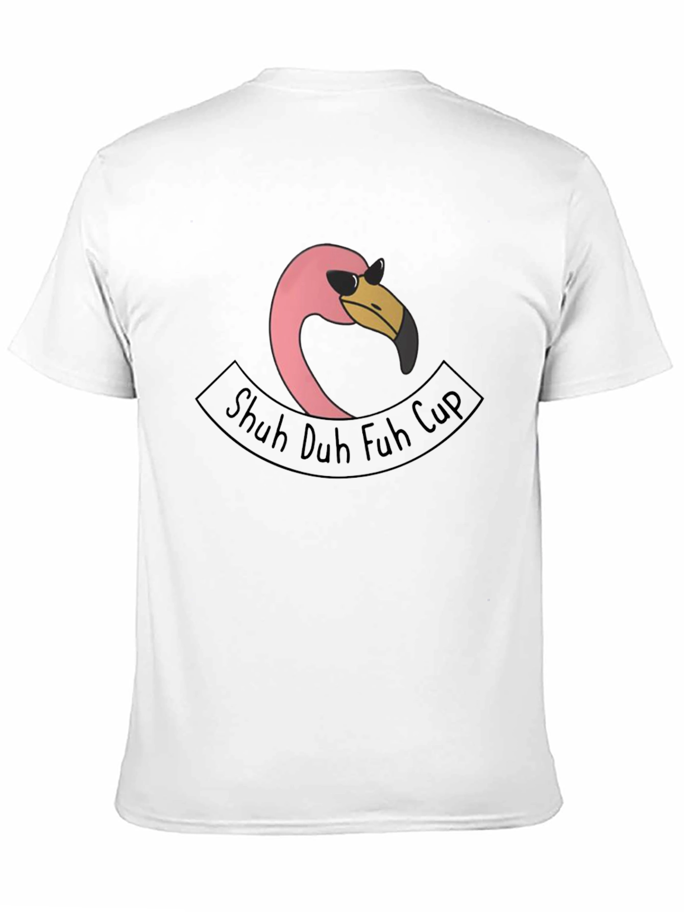 Black Shuh Duh Fuh Cup Flamingo T-Shirt view 11