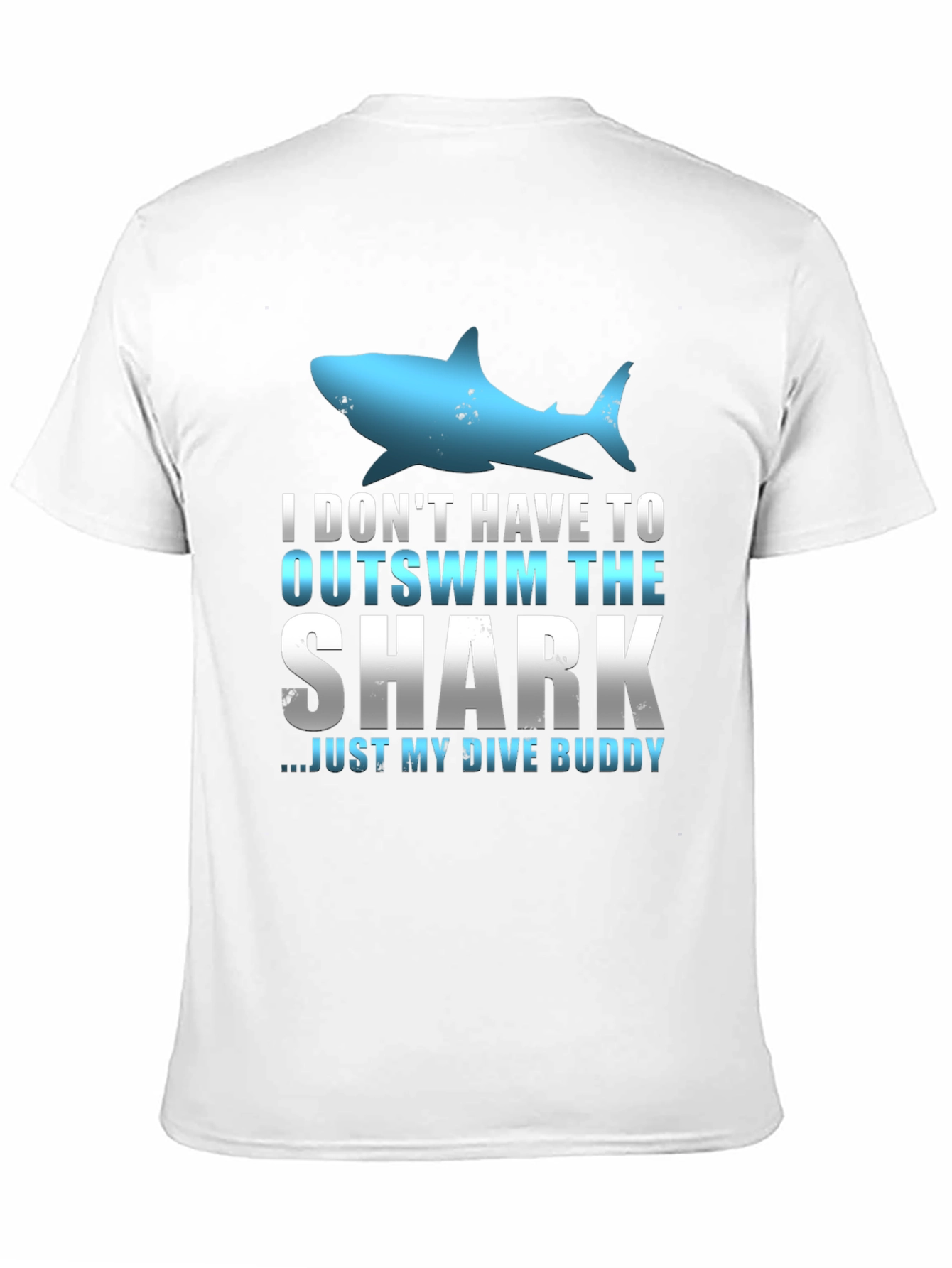 Black Shark Dive Buddy Graphic T-Shirt view 11