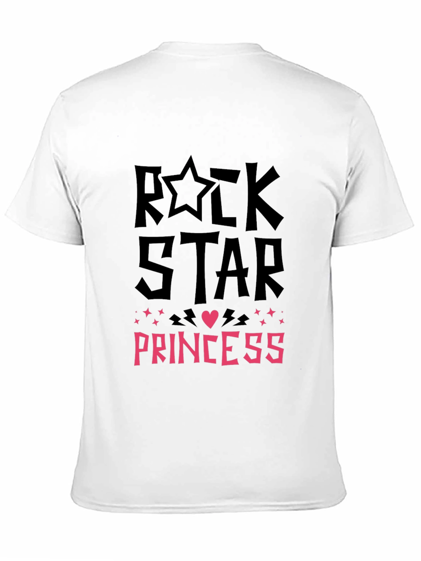 Black Rock Star Princess T-Shirt - Black Graphic Tee view 11