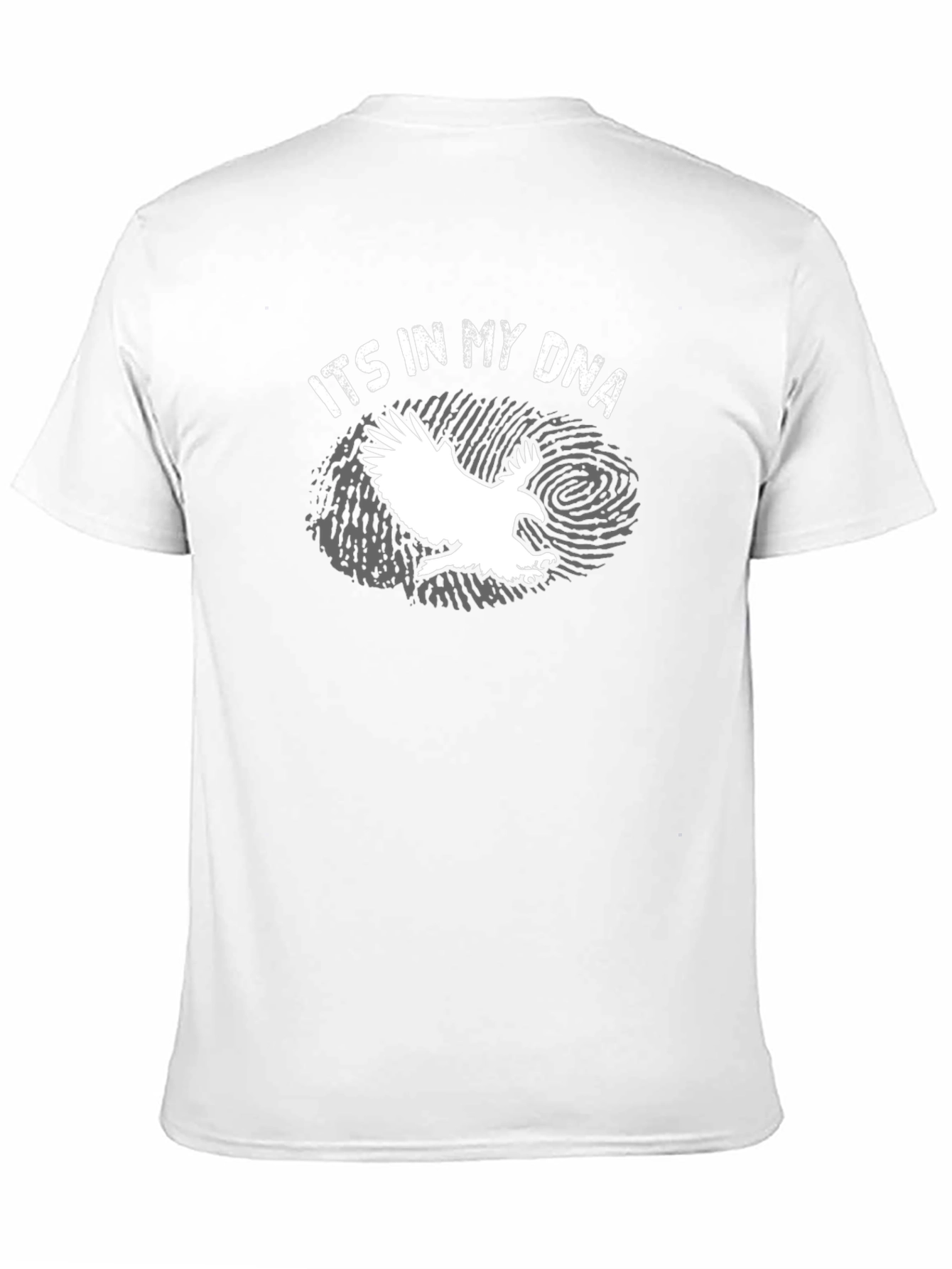 Black Its In My DNA Eagle Graphic Tee - Black Cotton T-Shirt view 11