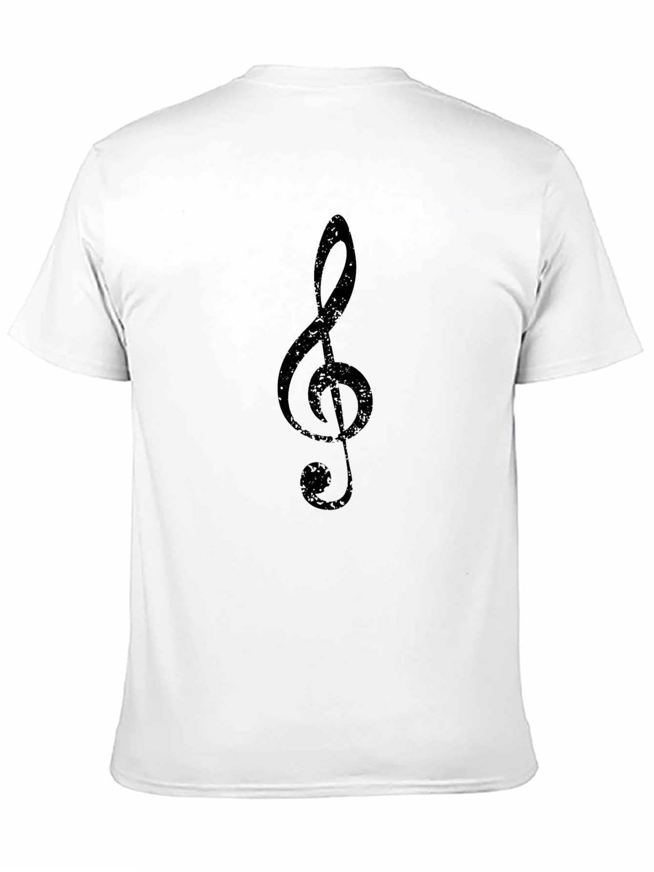 Black Black Treble Clef Graphic Tee view 11