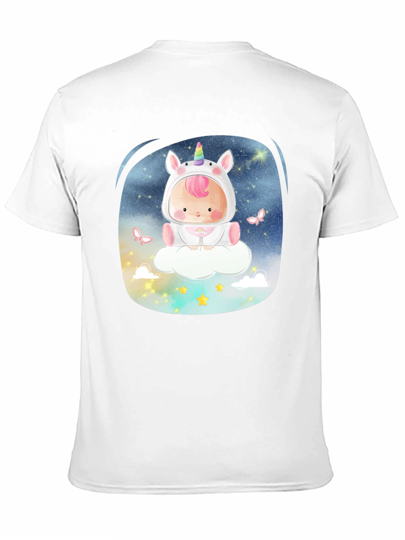 Black Unicorn Baby Graphic Tee - Soft Cotton Blend view 11