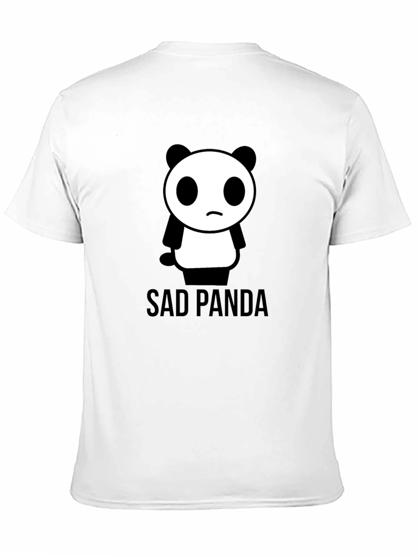 Black Sad Panda Graphic Tee - Black T-Shirt view 11