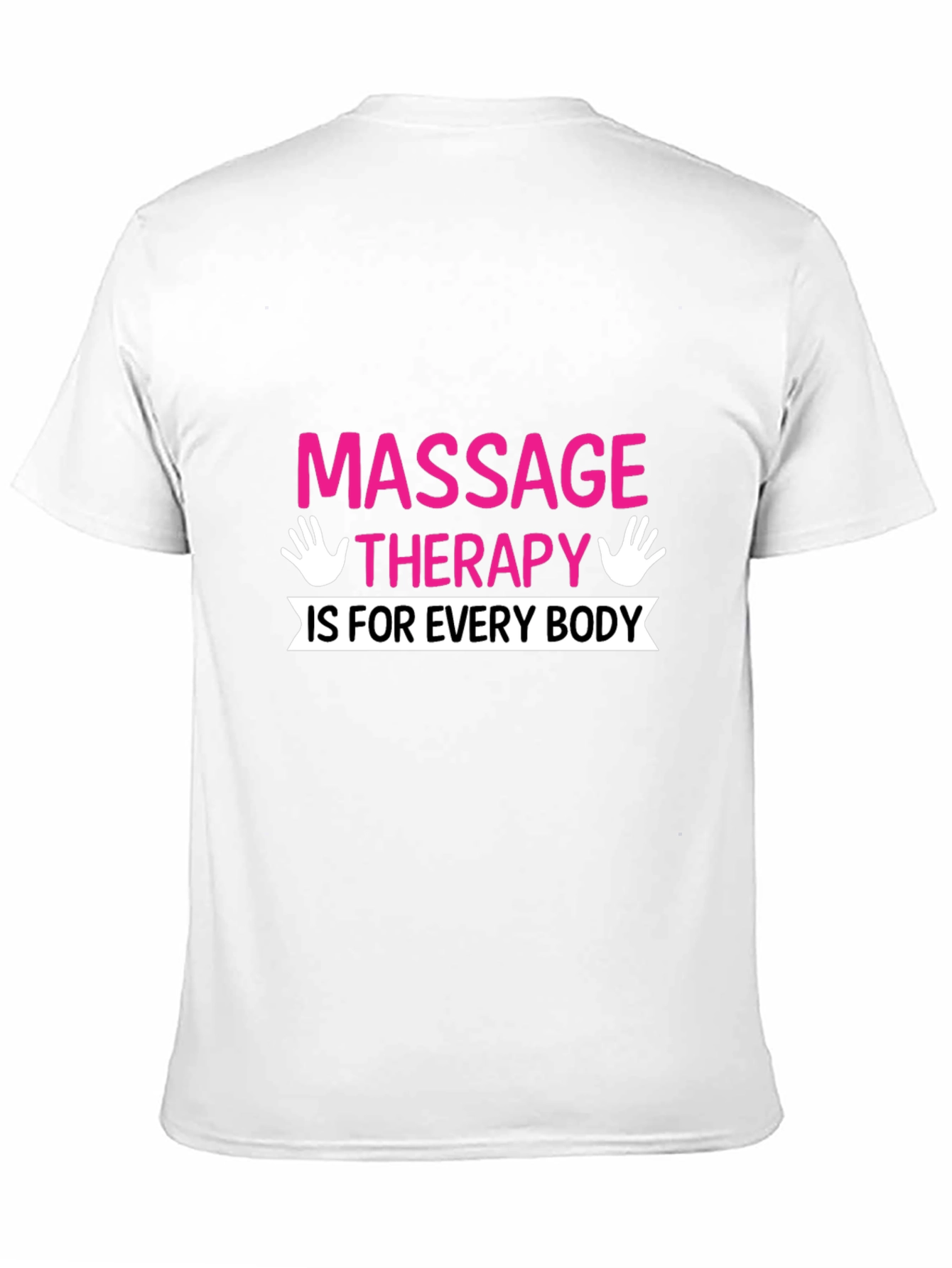 Black Massage Therapy T-Shirt - Unisex Graphic Tee view 11