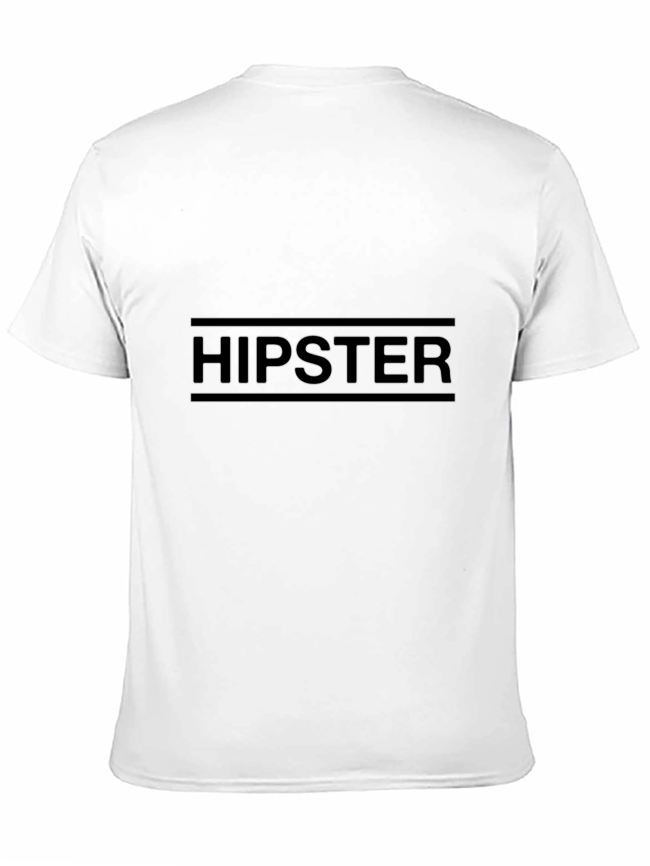 Black Hipster Graphic Tee - Cool Trendy Design view 11