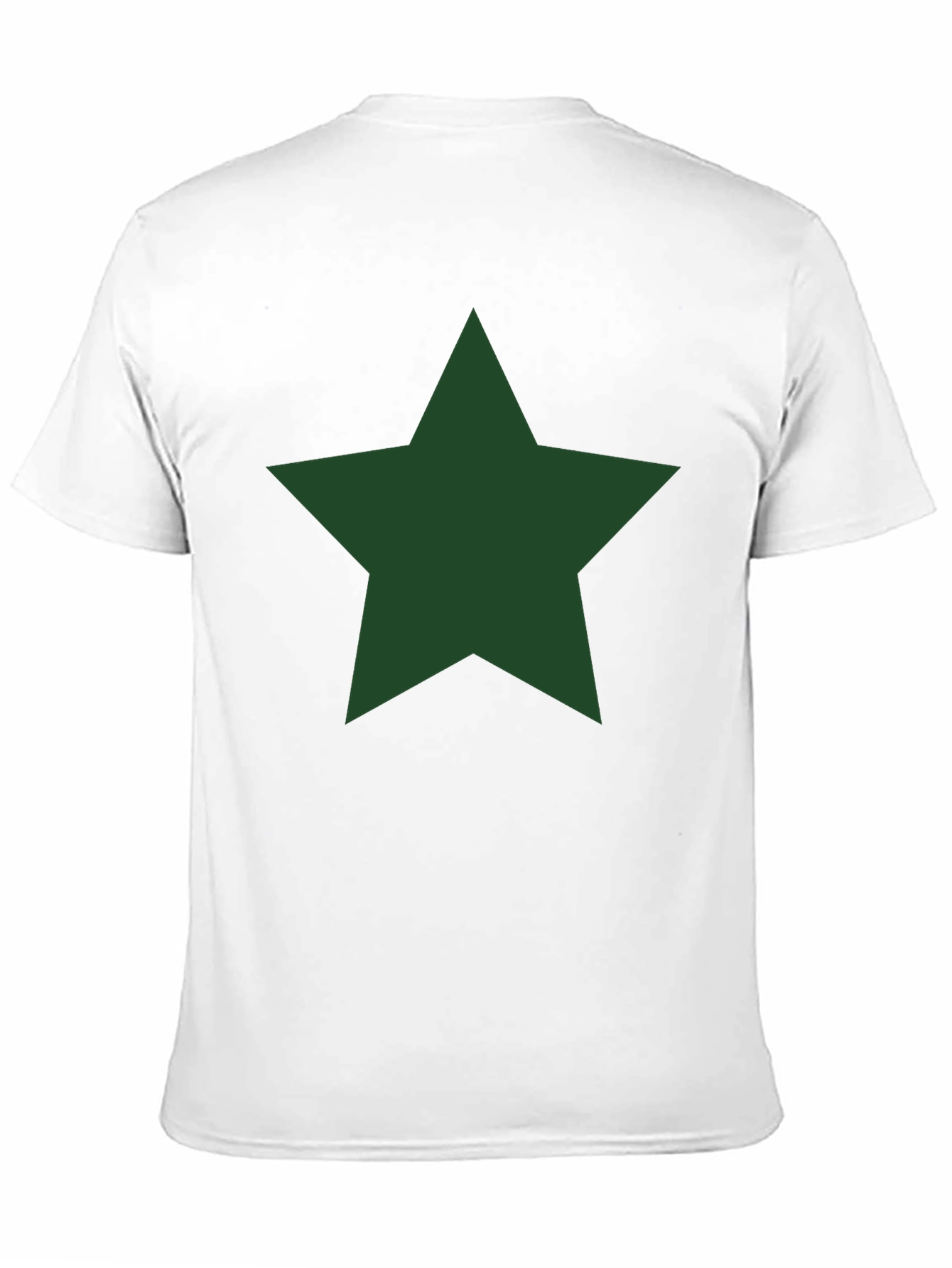 Black Star Graphic Tee - Classic Crew Neck Black T-Shirt view 11