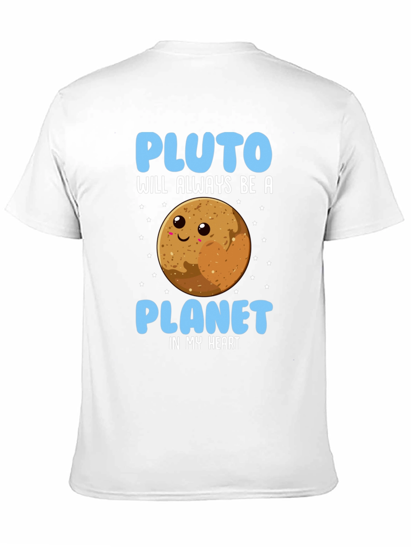 Black Pluto Always a Planet T-Shirt view 11