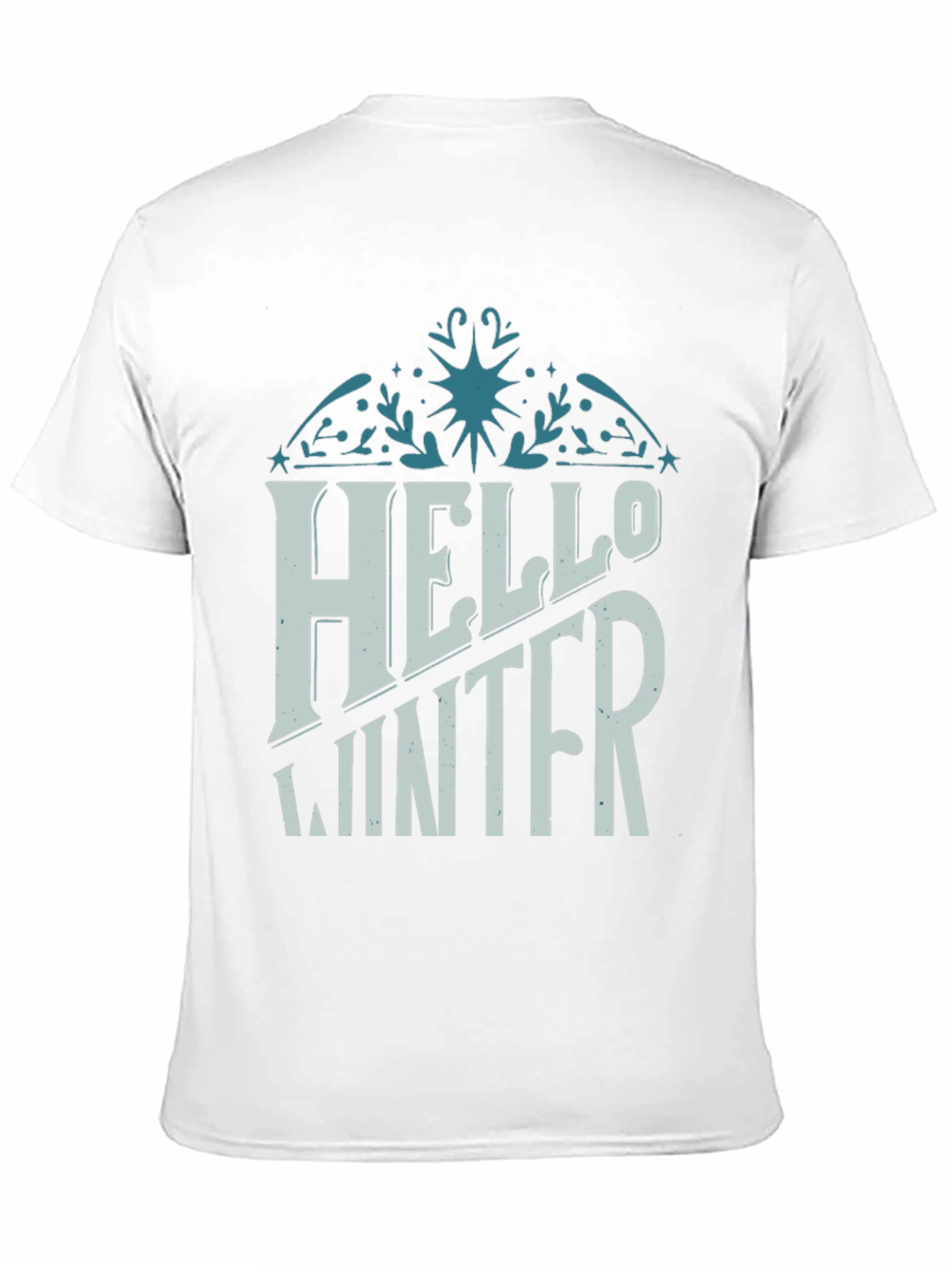 Black Hello Winter Graphic Tee view 11