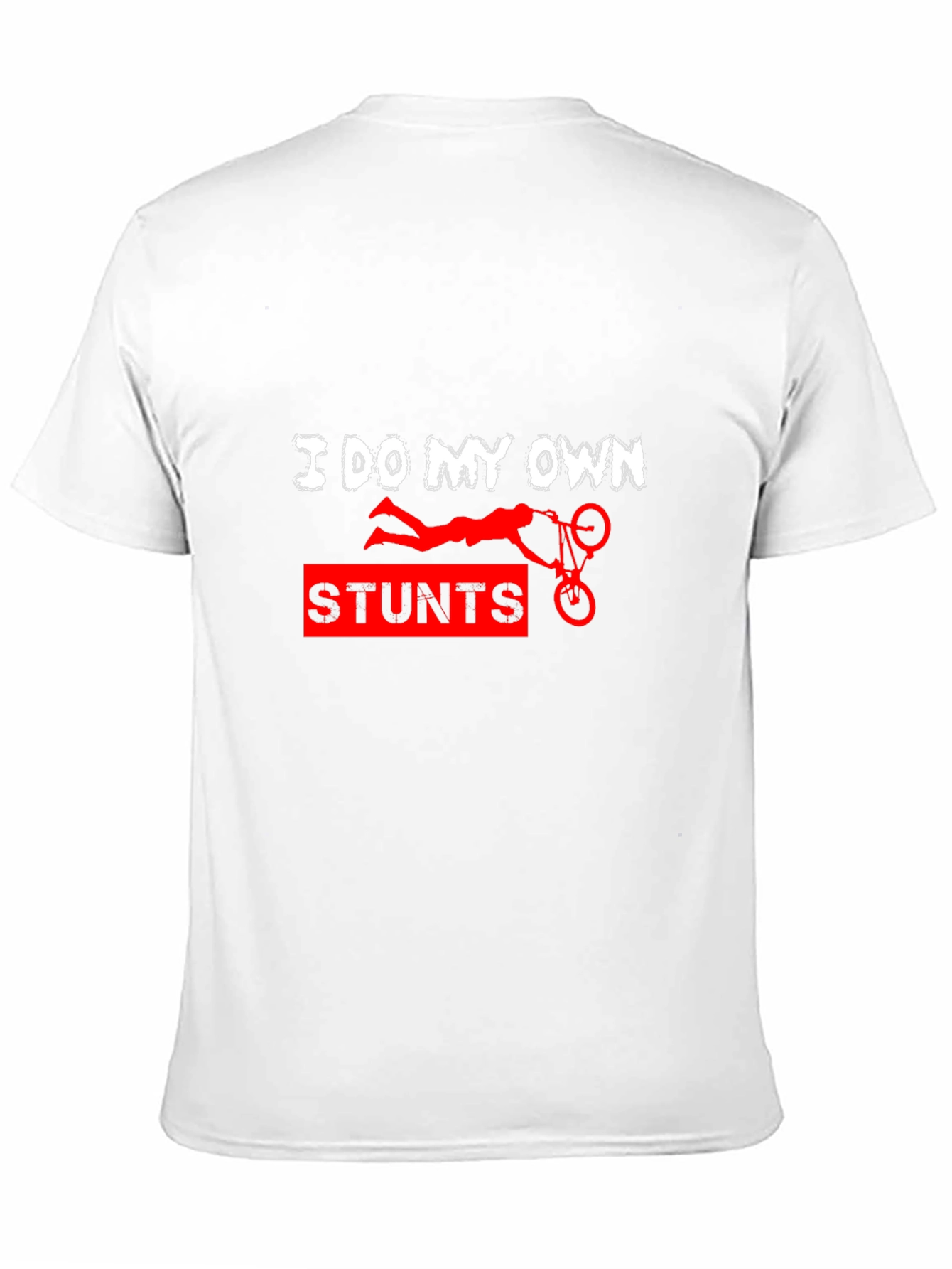 Black I Do My Own Stunts Funny Graphic Tee view 11