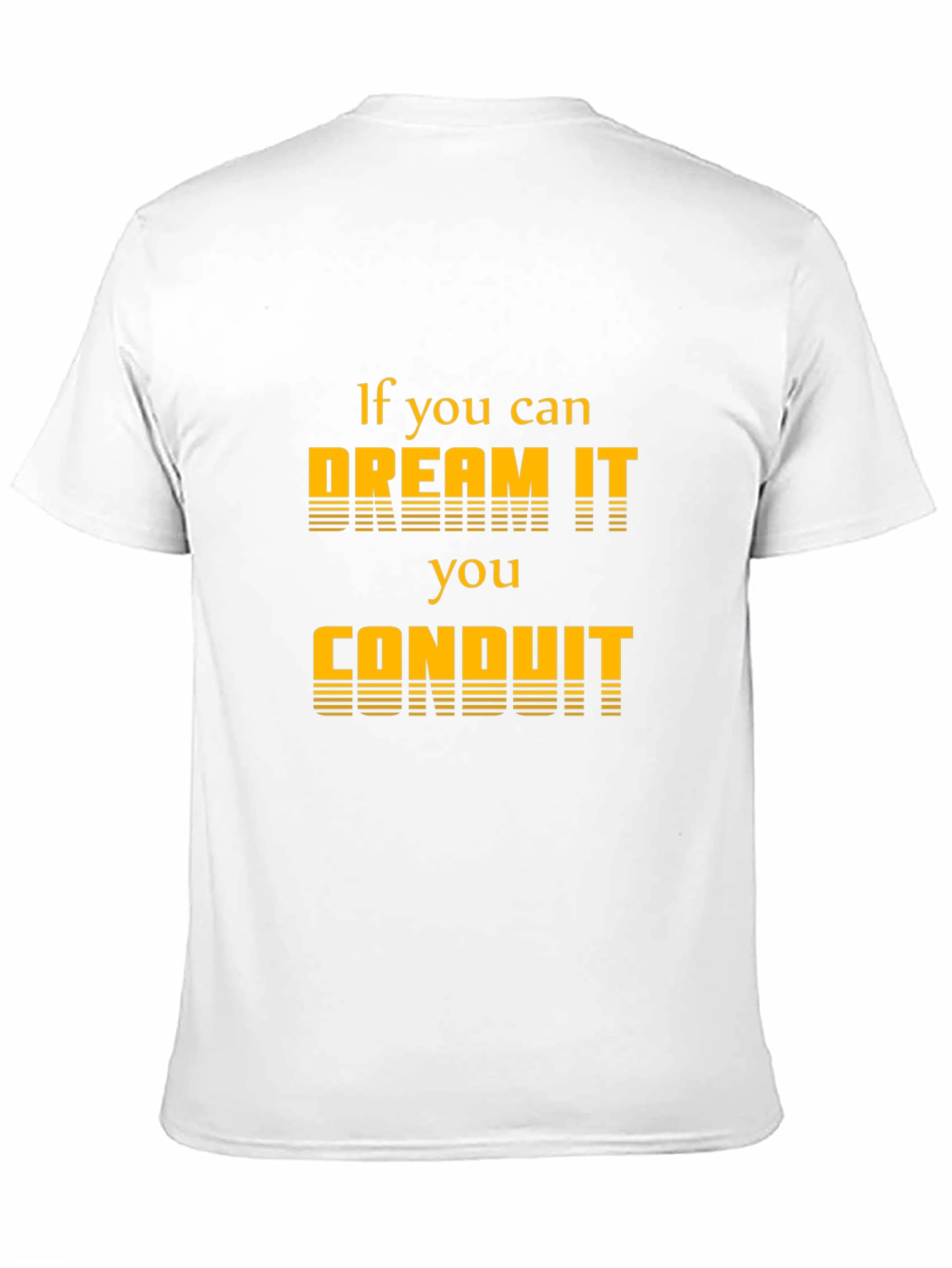 Black Dream It Conduit T-Shirt - Motivational Graphic Tee view 11