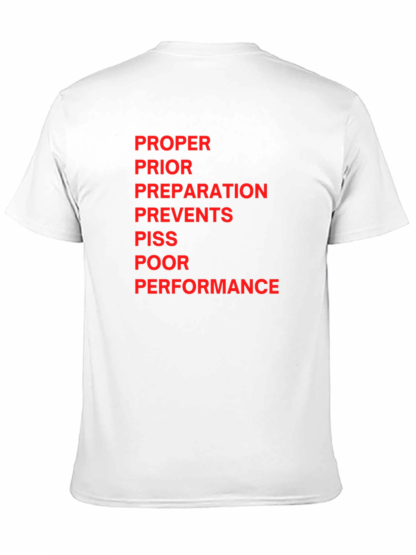 Black Proper Preparation Funny Slogan T-Shirt view 11